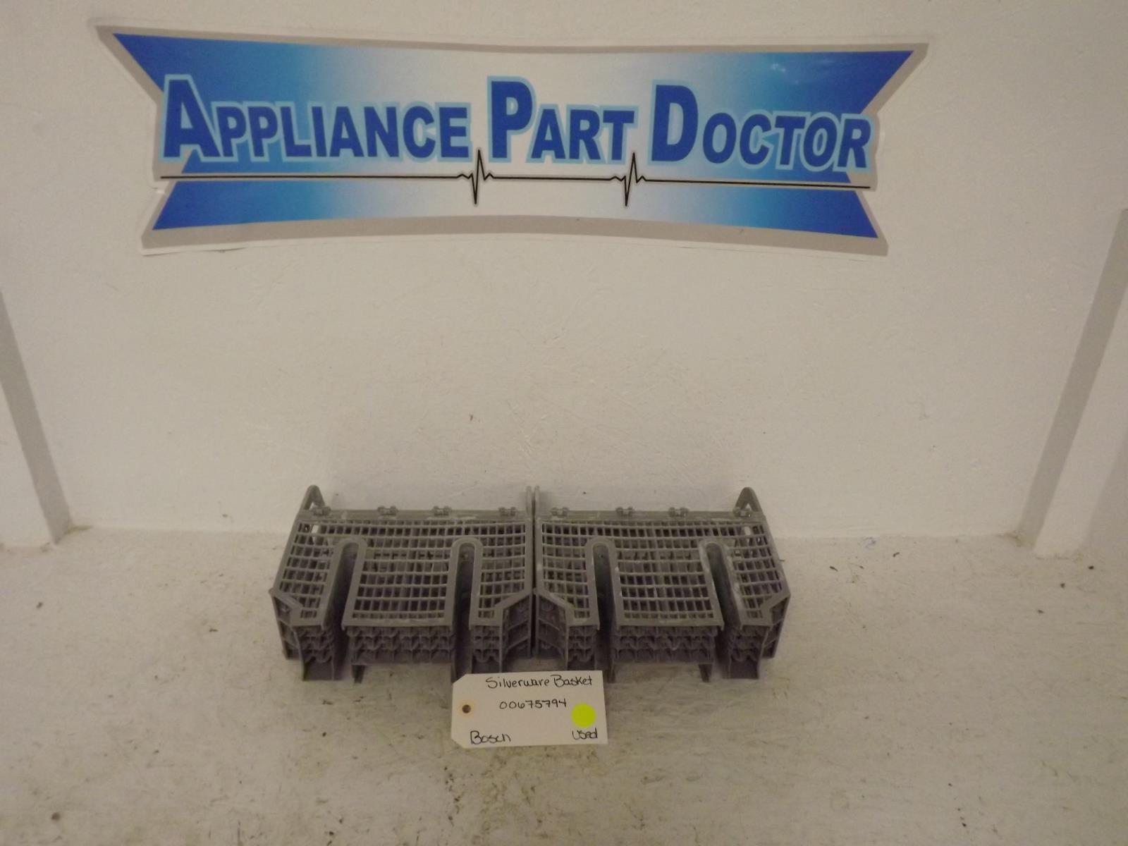 Bosch Dishwasher 00675794 Silverware Basket Used