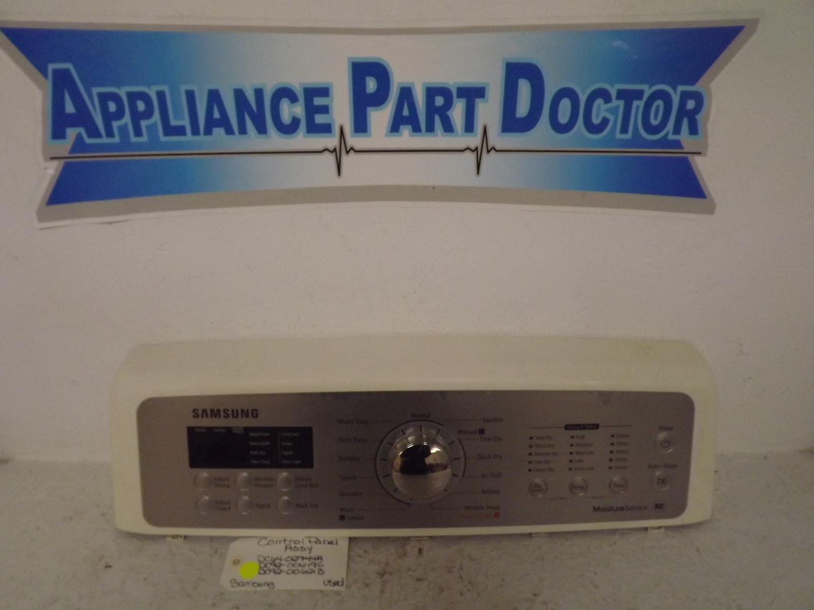 Samsung Dryer DC64-02744A  DC92-00619C  DC92-00621B Control Panel Assy Used