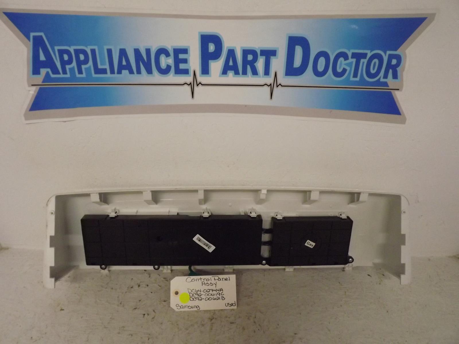 Samsung Dryer DC64-02744A  DC92-00619C  DC92-00621B Control Panel Assy Used