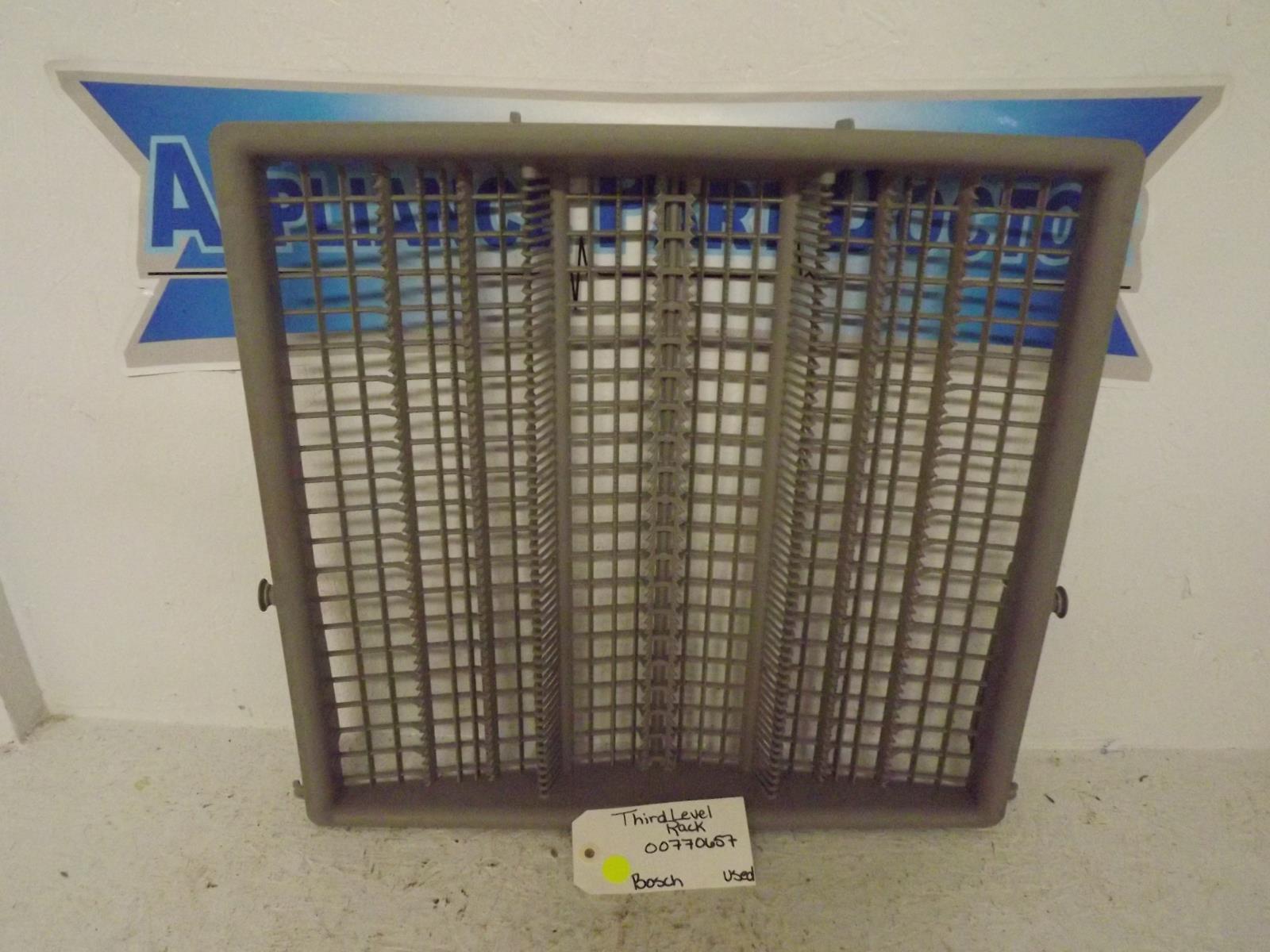 Bosch Dishwasher 00770657 Third Level Rack Used