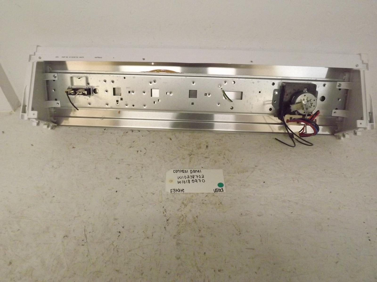 Estate Dryer W10238702 W10185970 Control Panel Used