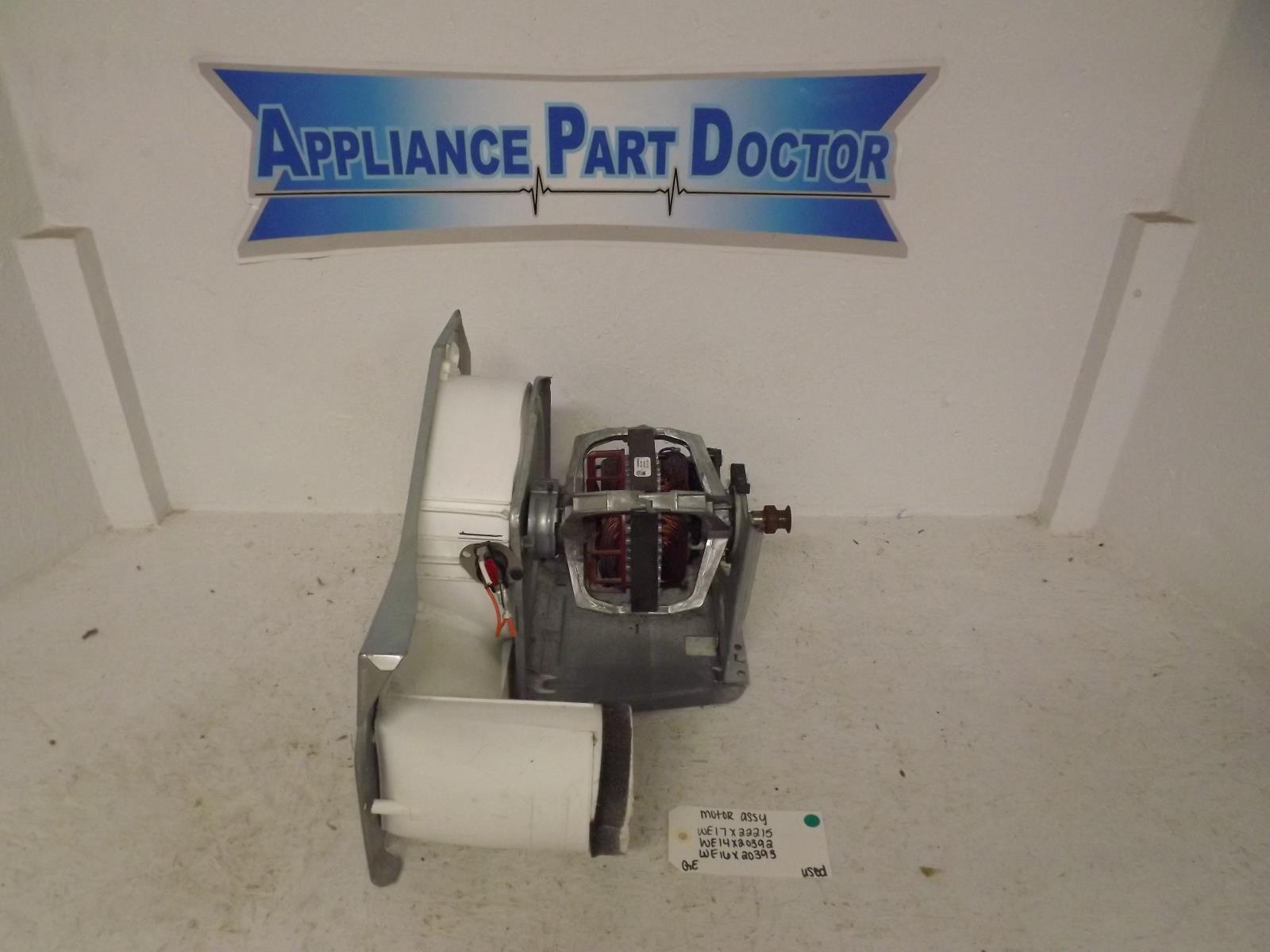 GE Dryer WE17X22215 WE14X20392 WE16X20393 Motor Assembly Used