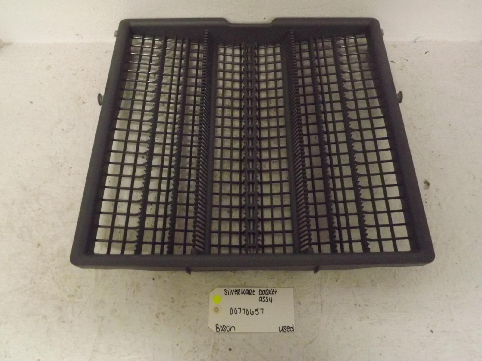 Bosch Dishwasher 00770657 Silverware Basket Assembly Used