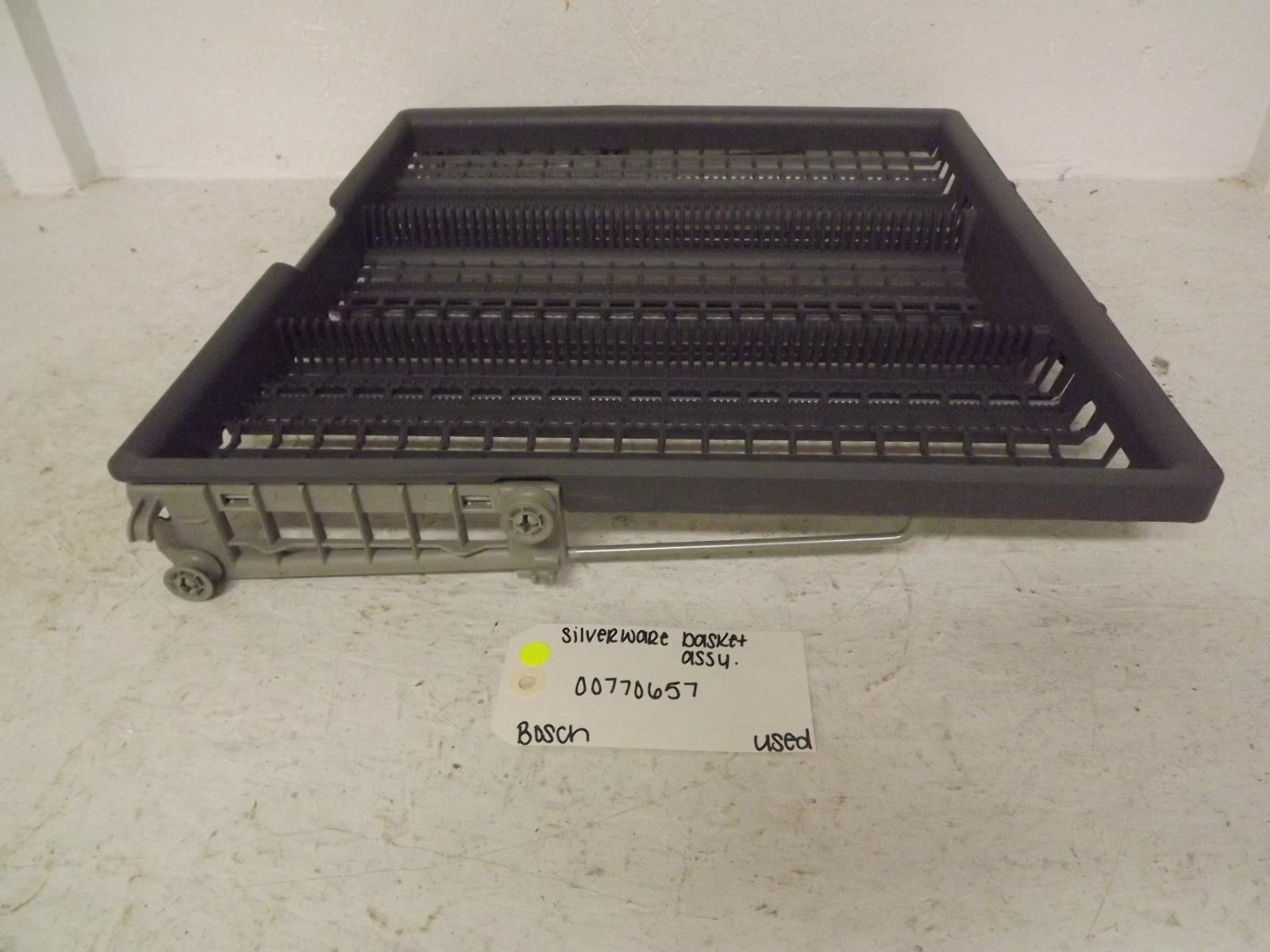 Bosch Dishwasher 00770657 Silverware Basket Assembly Used