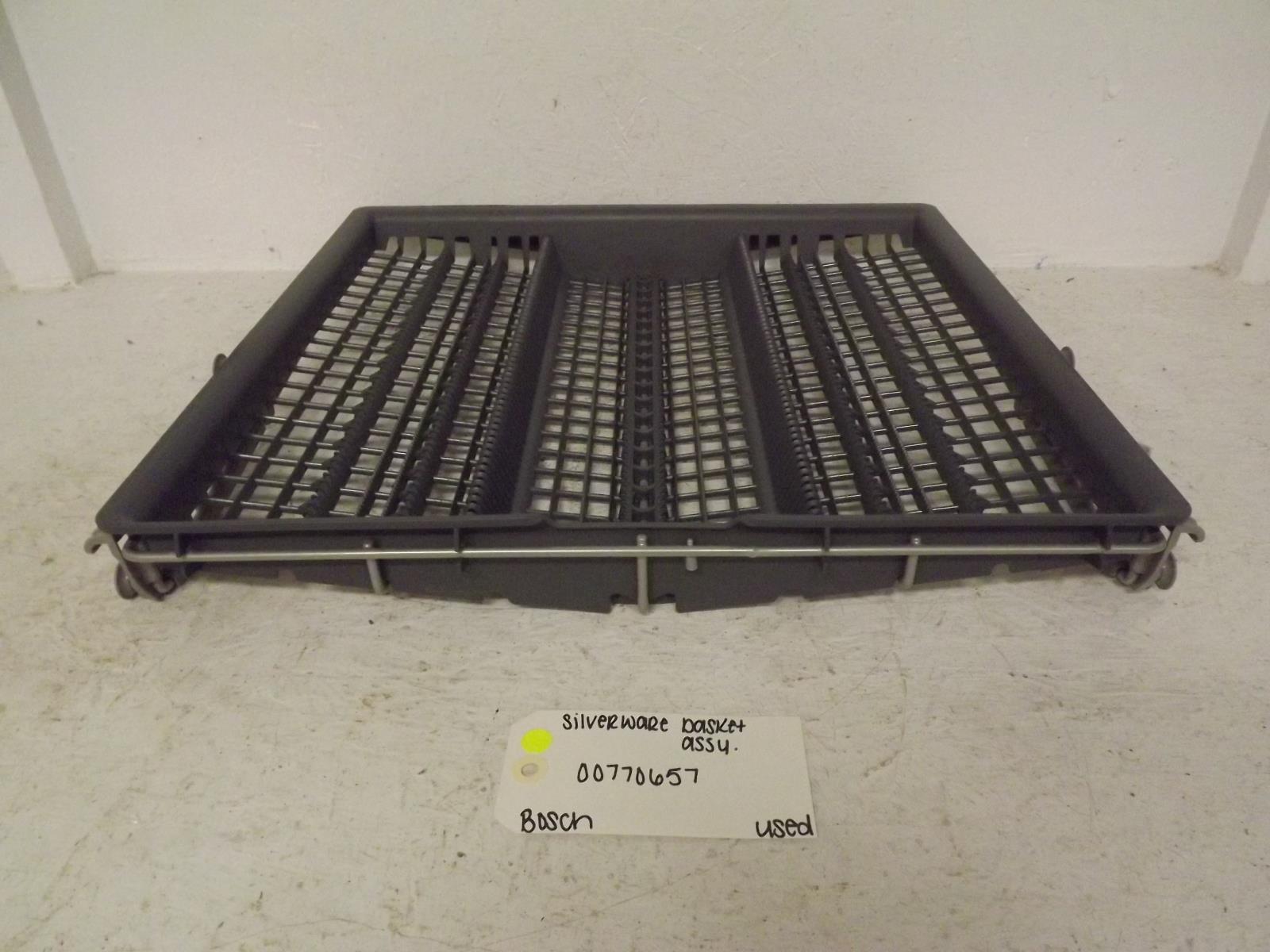 Bosch Dishwasher 00770657 Silverware Basket Assembly Used