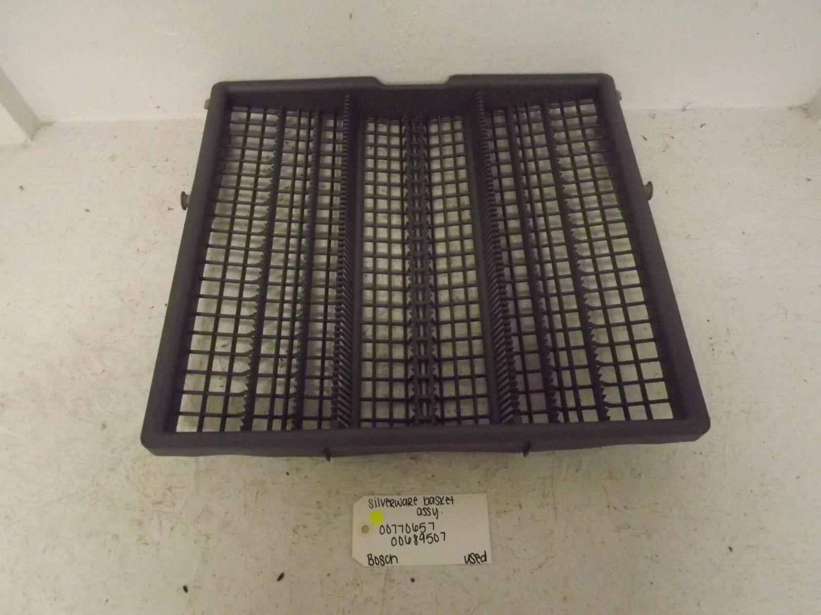 Bosch Dishwasher 00770657 00689507 Silverware Basket Assembly Used