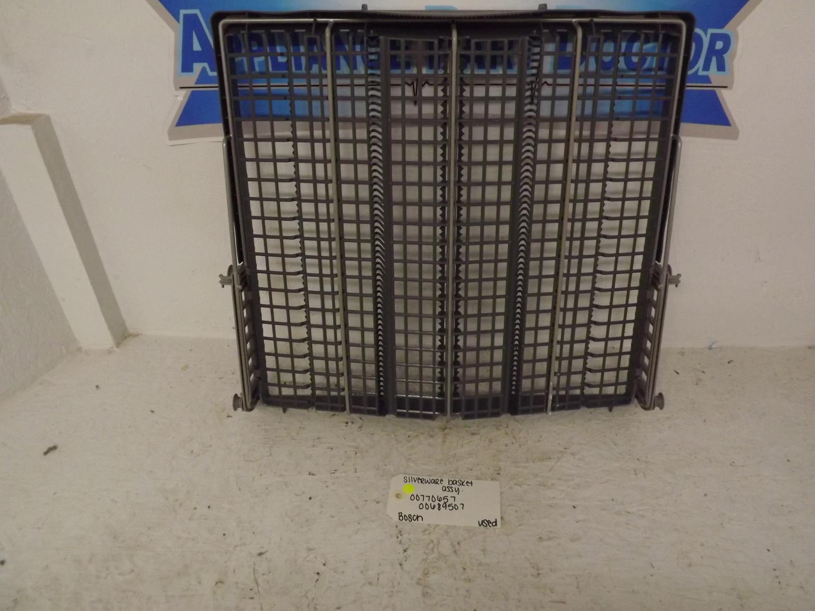 Bosch Dishwasher 00770657 00689507 Silverware Basket Assembly Used