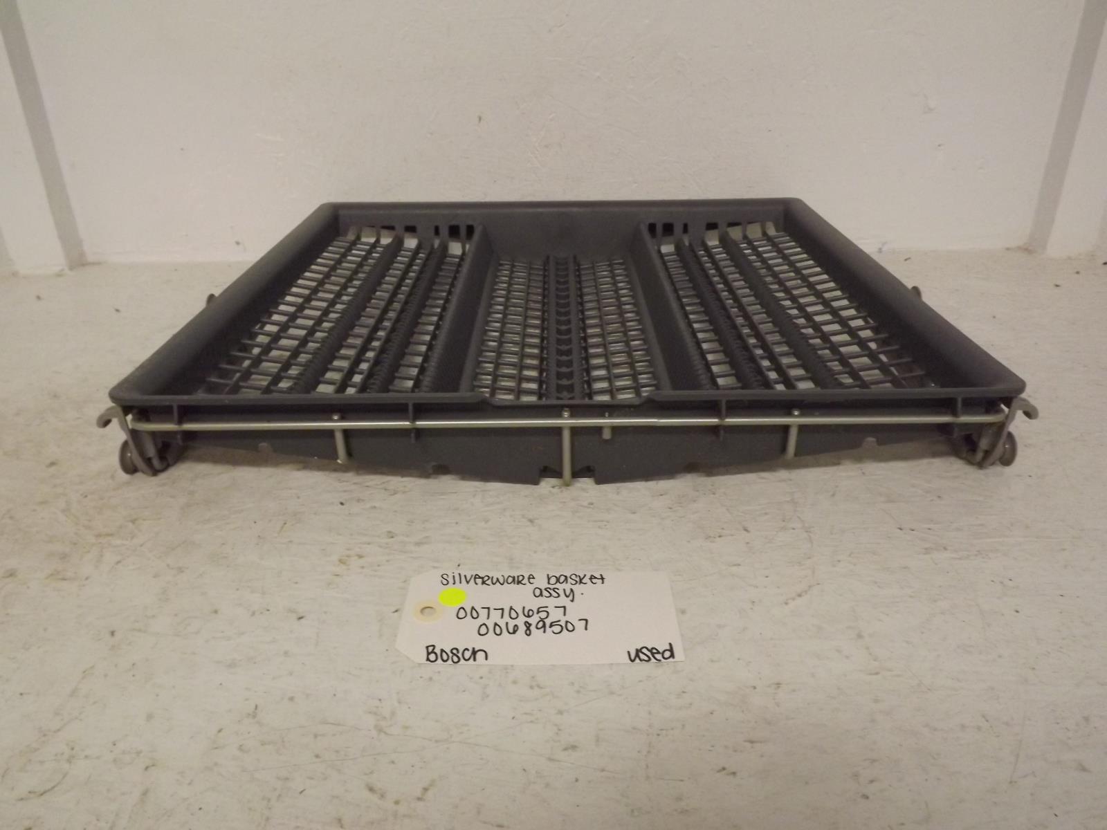 Bosch Dishwasher 00770657 00689507 Silverware Basket Assembly Used