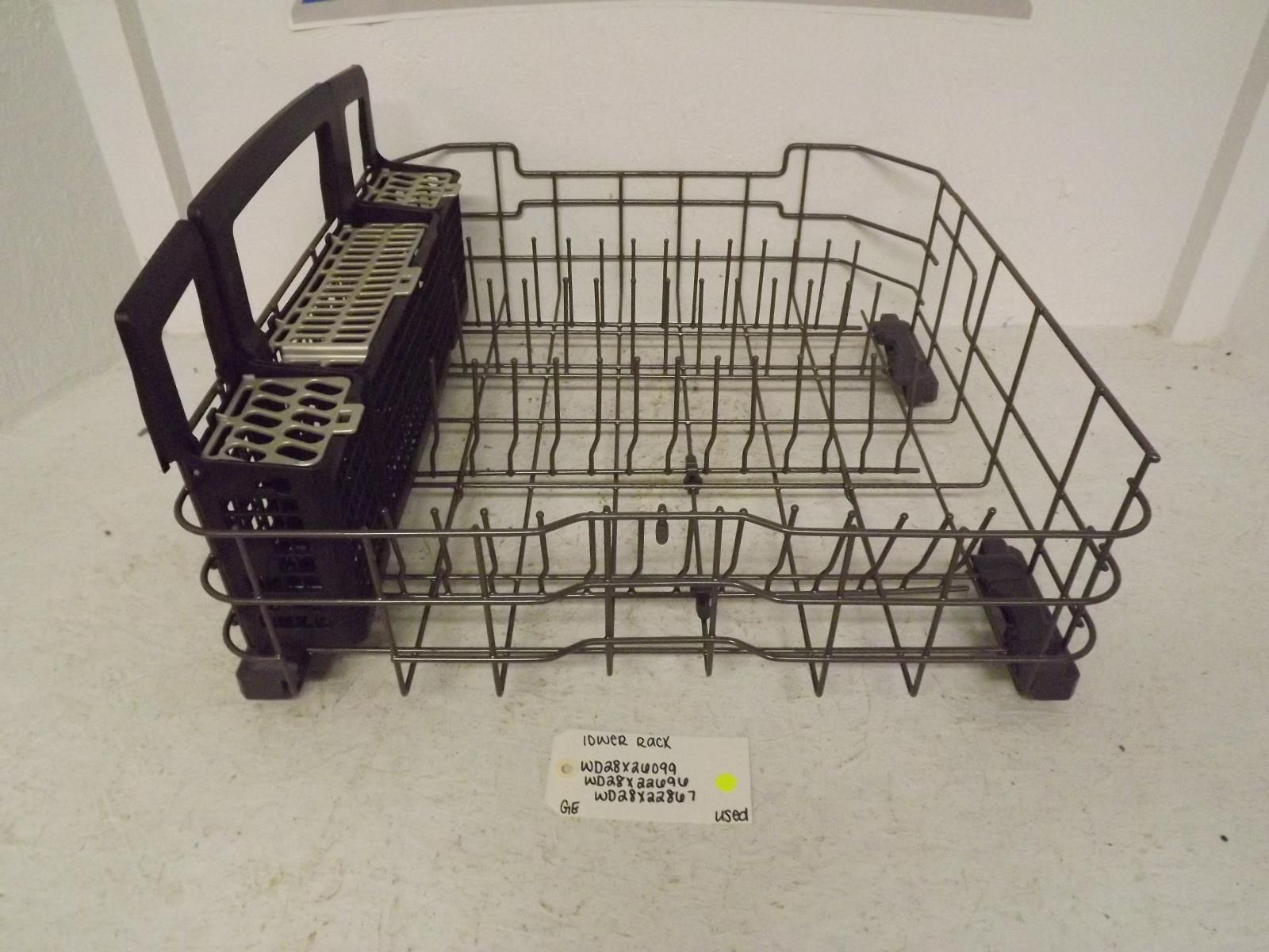 GE Dishwasher WD28X26099 WD28X22696 WD28X22867 Lower Rack Used