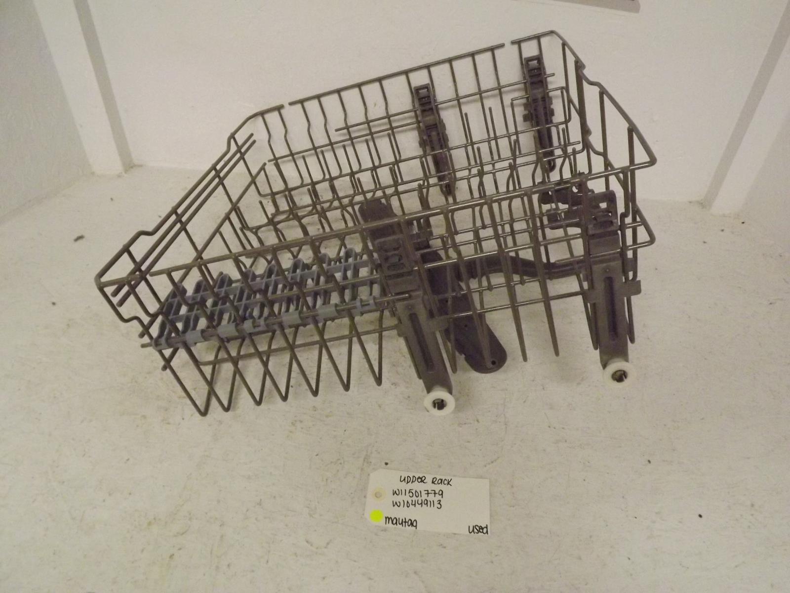 Maytag Dishwasher W11501779 W1049113 Upper Rack Used