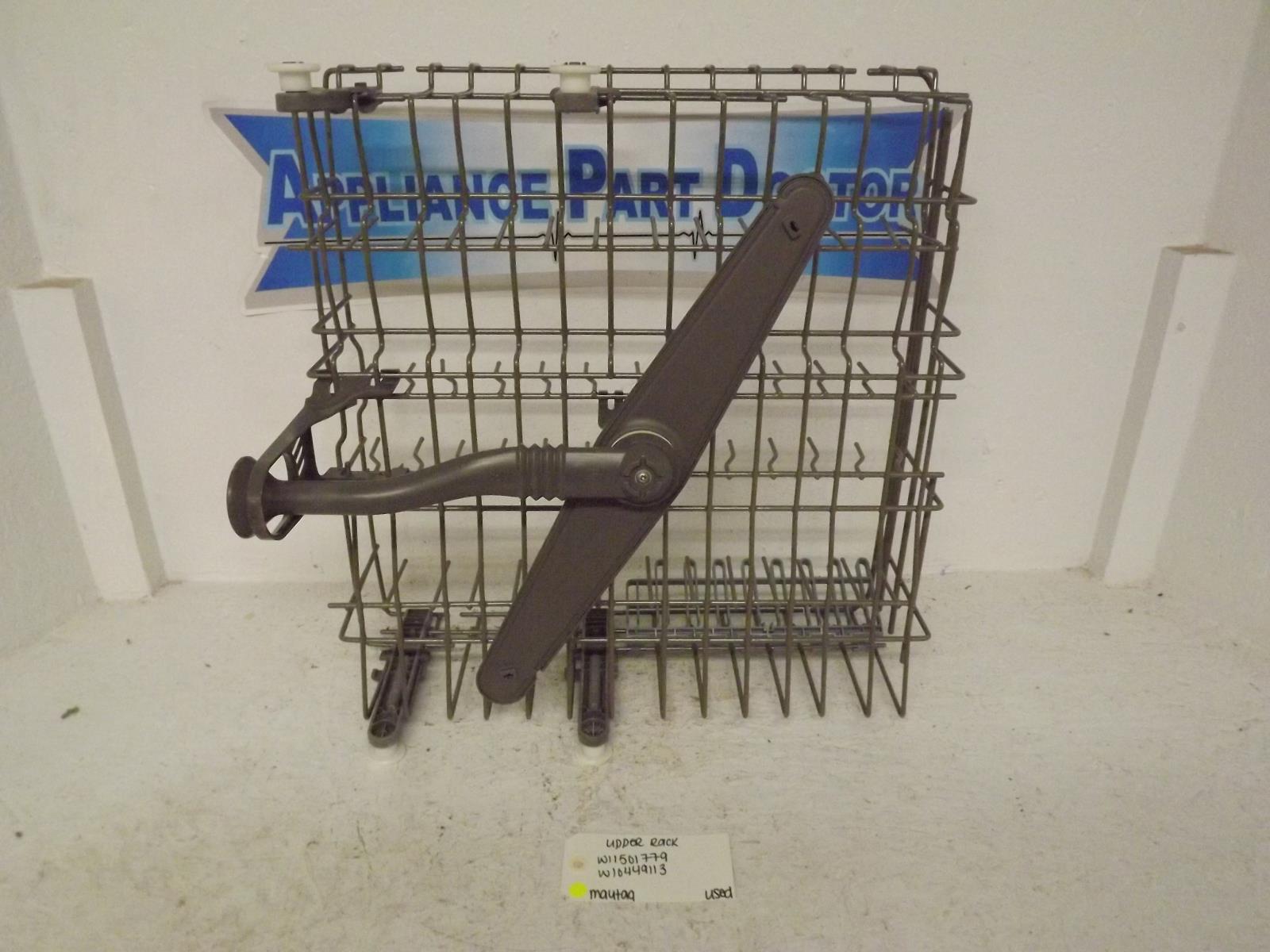 Maytag Dishwasher W11501779 W1049113 Upper Rack Used