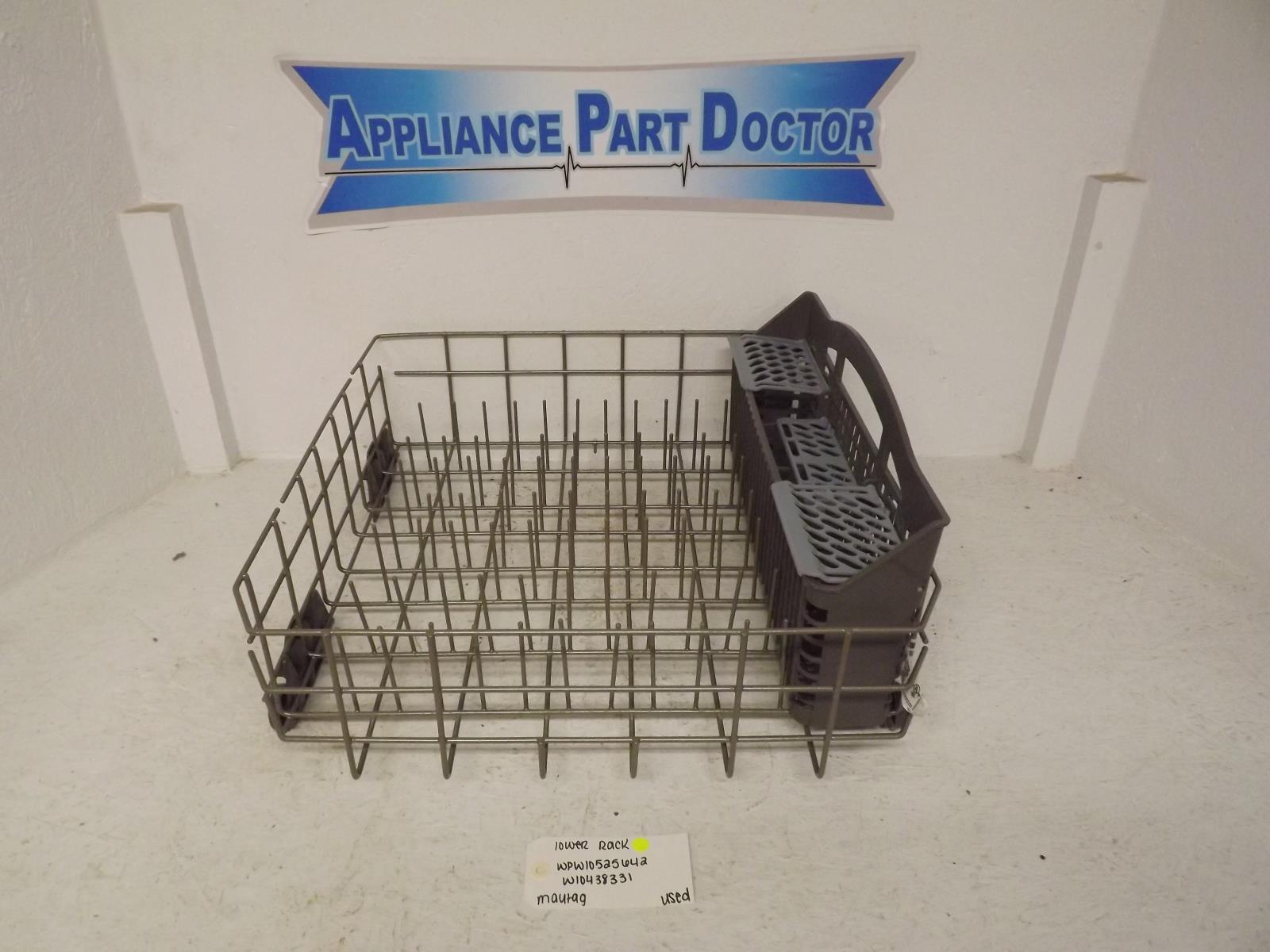 Maytag Dishwasher WPW10525642 W10438331 Lower Rack Used