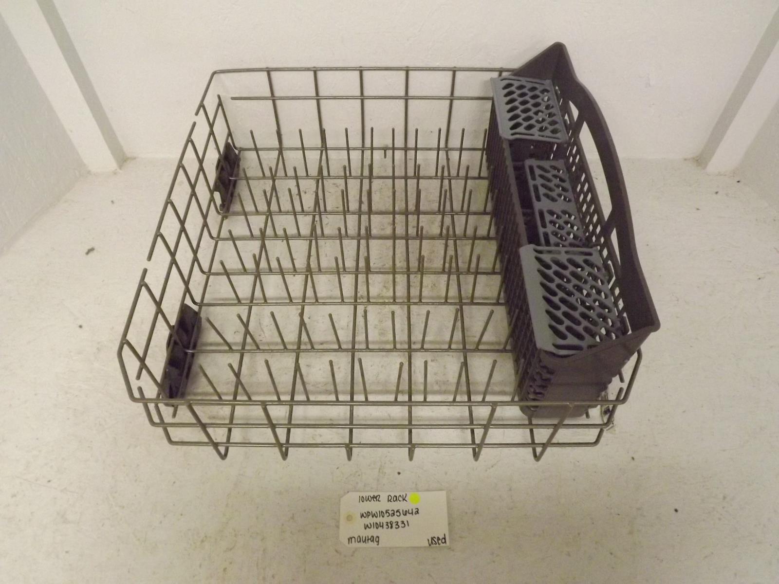 Maytag Dishwasher WPW10525642 W10438331 Lower Rack Used