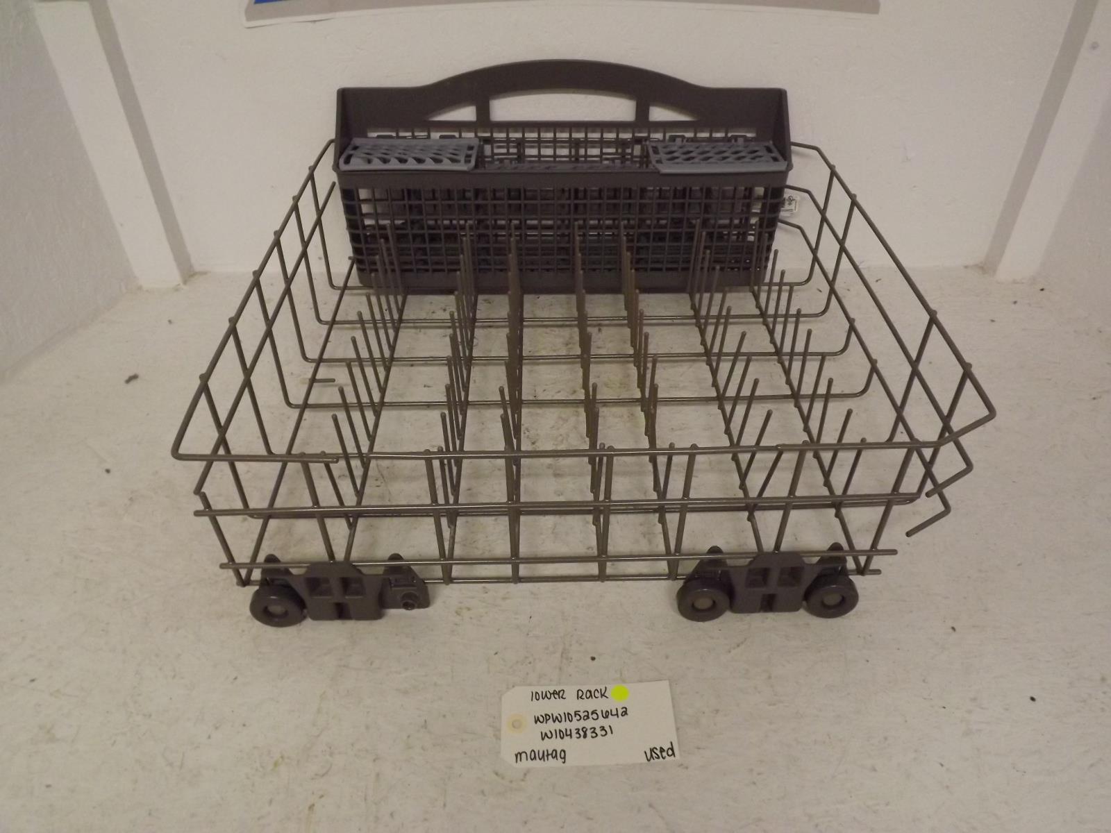 Maytag Dishwasher WPW10525642 W10438331 Lower Rack Used