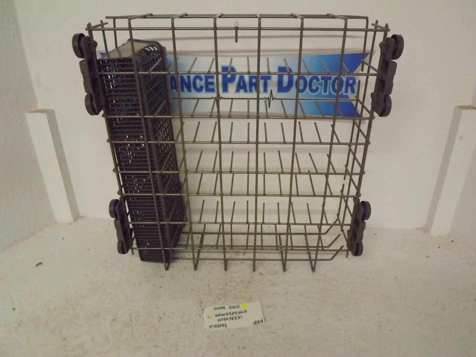 Maytag Dishwasher WPW10525642 W10438331 Lower Rack Used