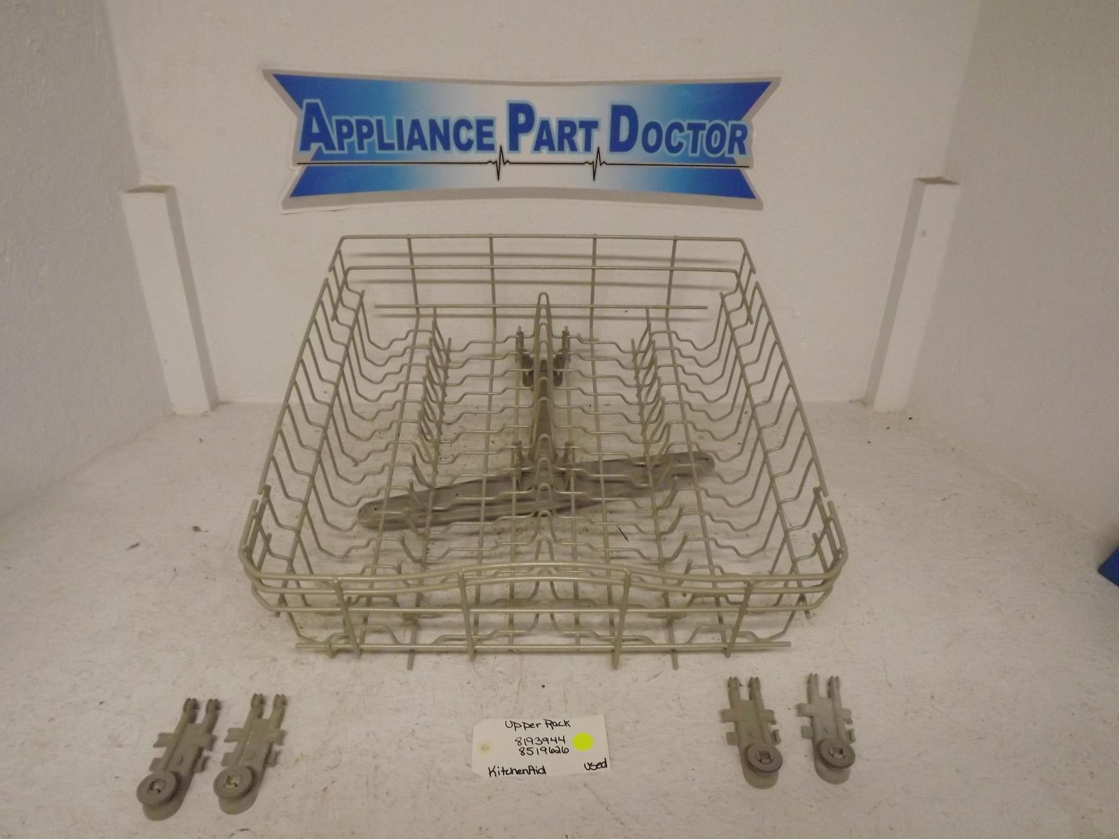 KitchenAid Dishwasher 8193944  8519626  Upper Rack Used