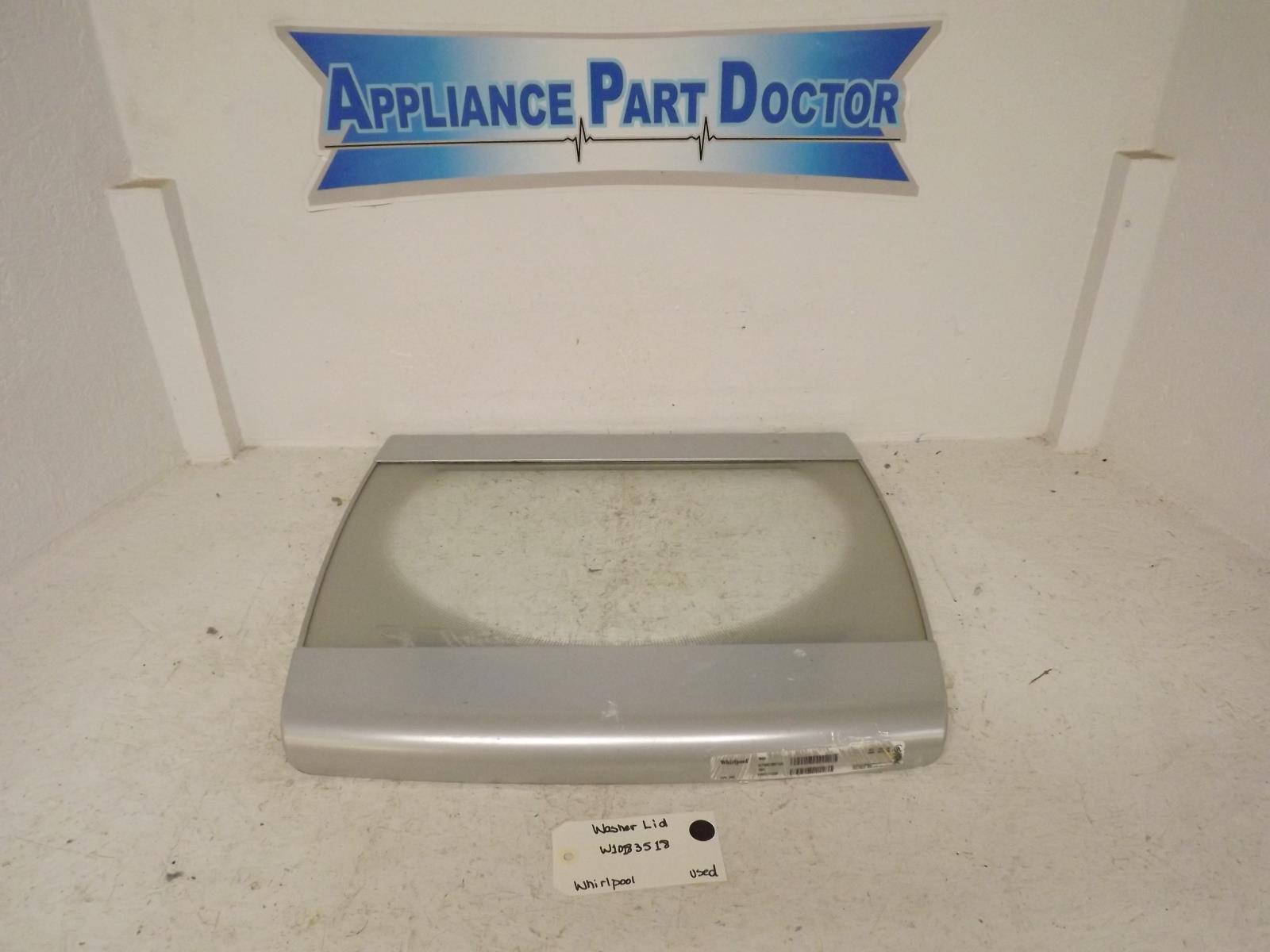 Whirlpool Washer W10183518 Lid Used