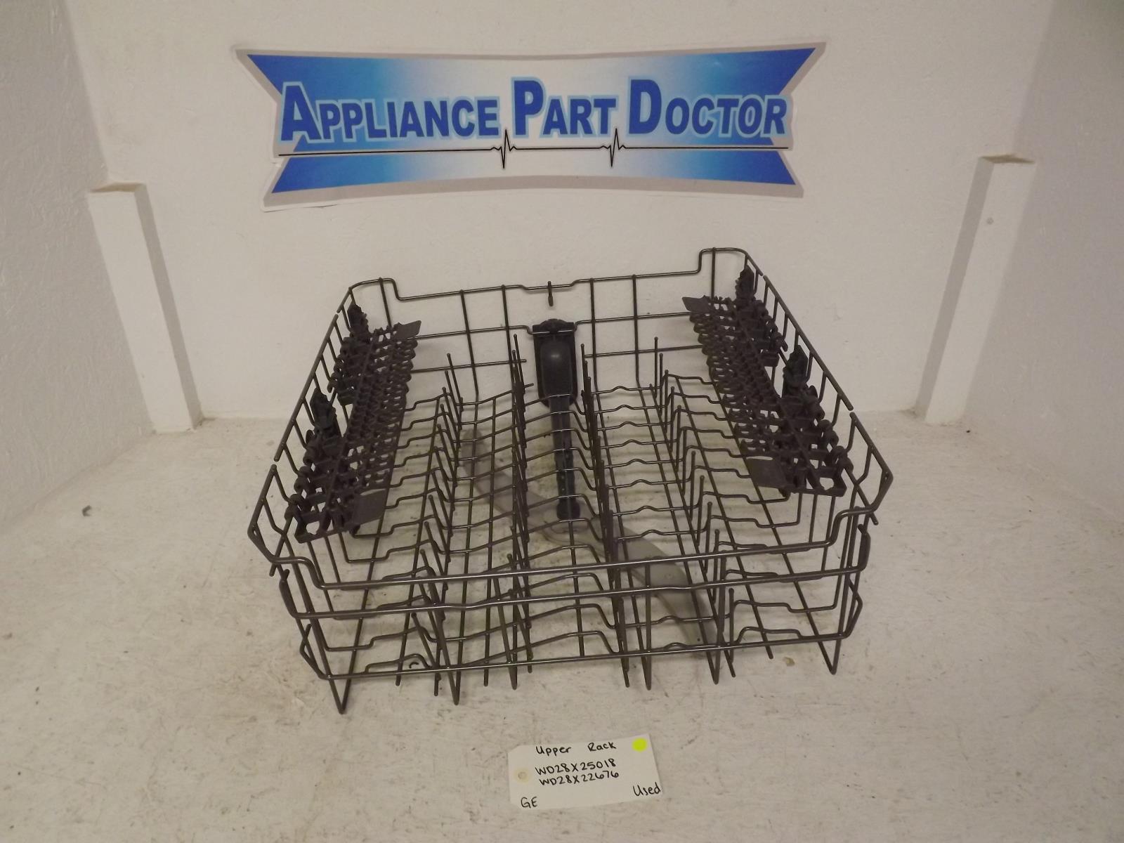 GE Dishwasher WD28X25018 WD28X22676 Upper Rack Used