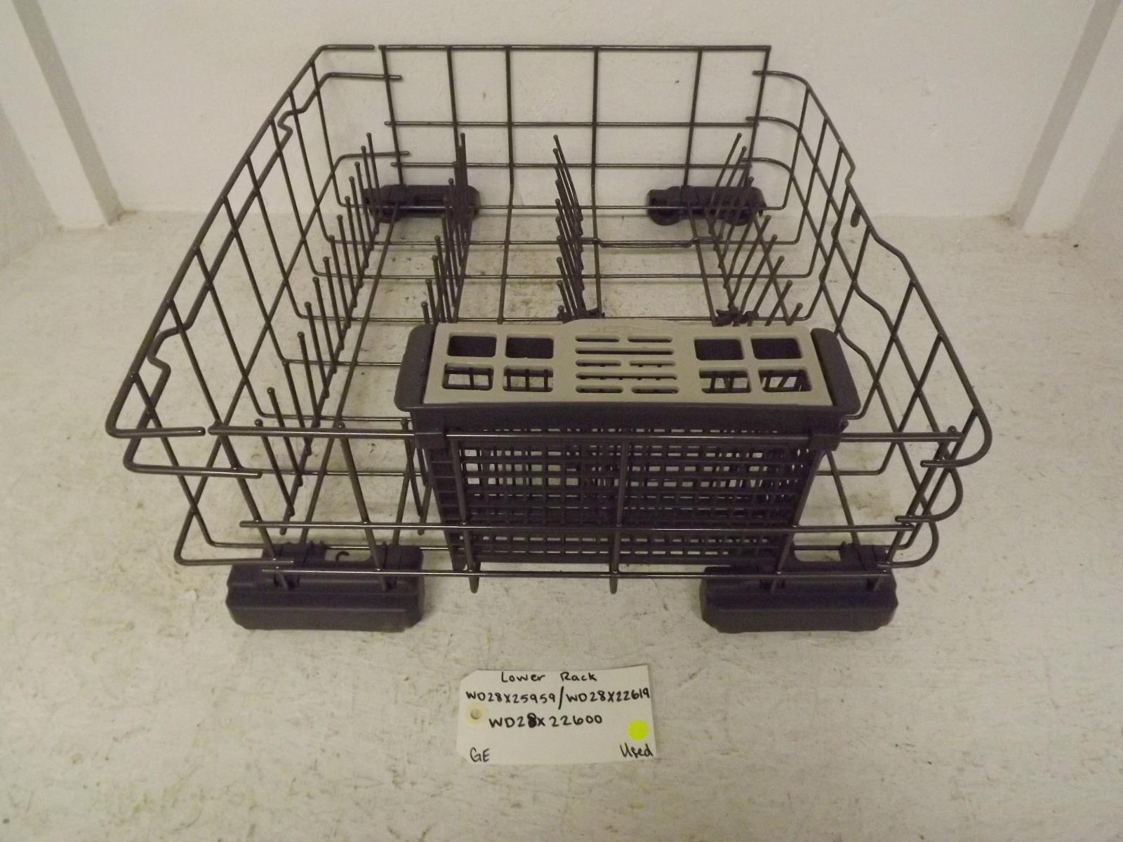 GE Dishwasher WD28X25959 WD28X22619 WD28X22600 Lower Rack Used