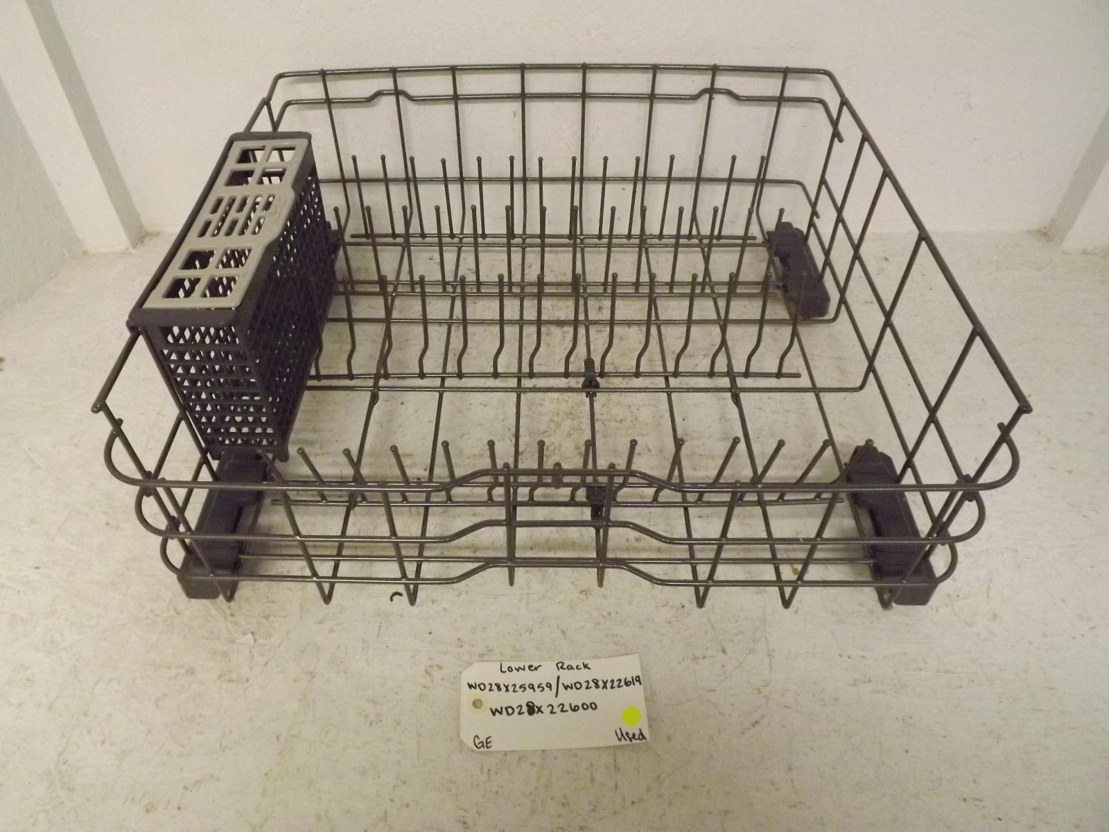 GE Dishwasher WD28X25959 WD28X22619 WD28X22600 Lower Rack Used