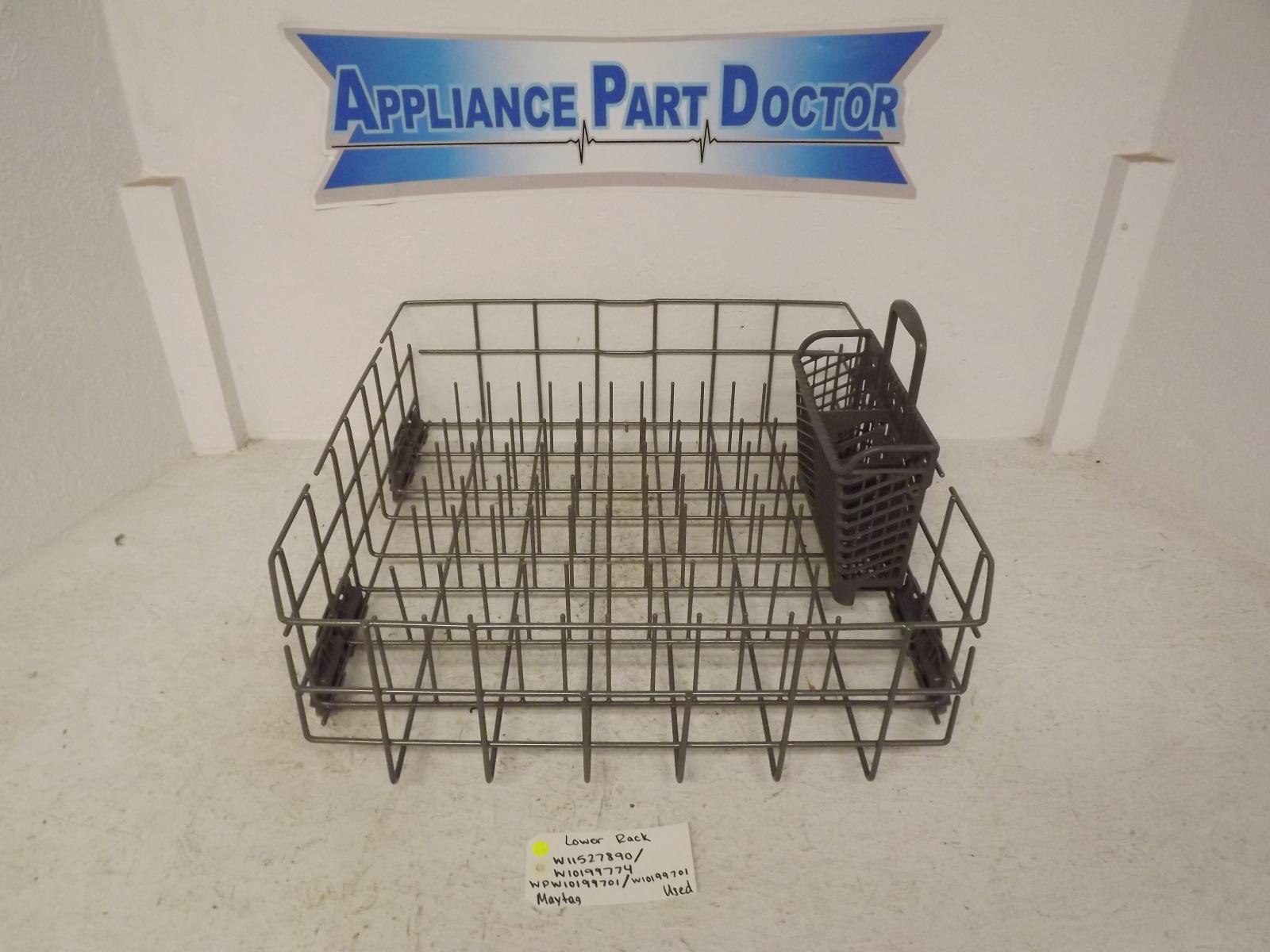 Maytag Dishwasher W11527890 W10199774 WPW10199701 W10199701 Lower Rack Used
