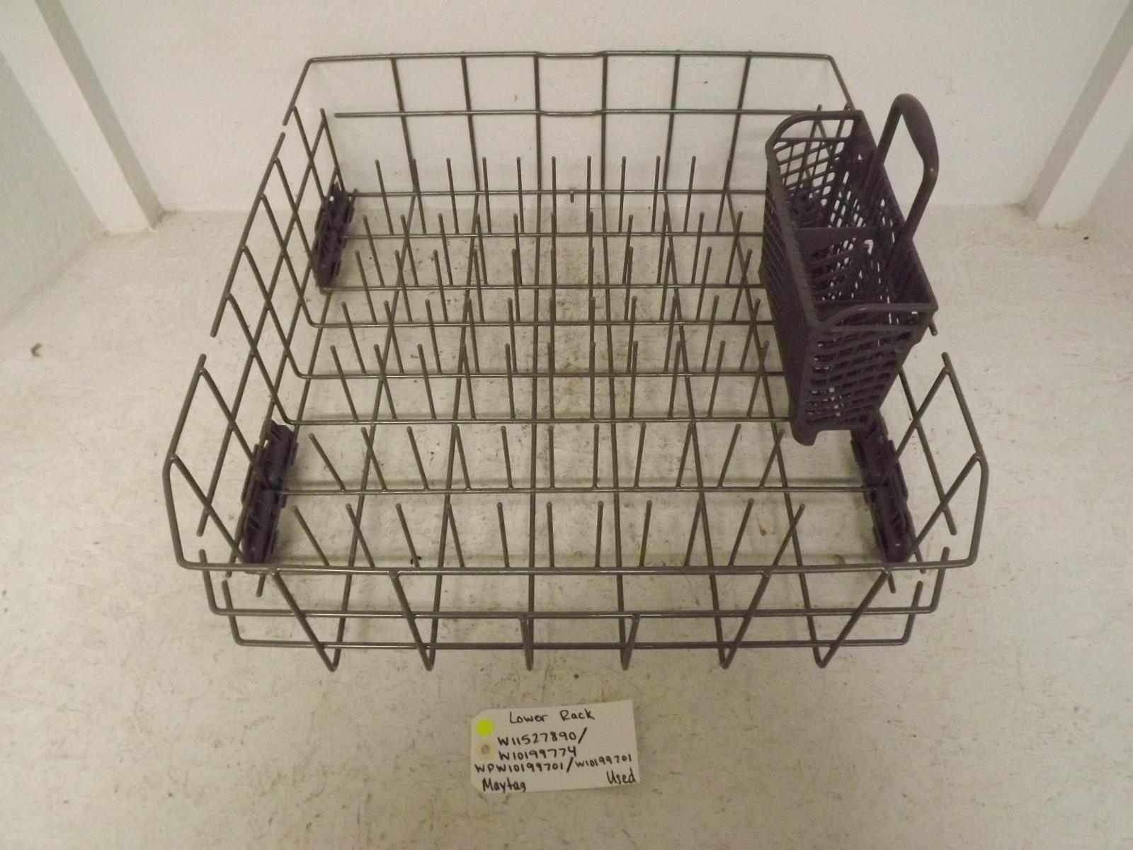 Maytag Dishwasher W11527890 W10199774 WPW10199701 W10199701 Lower Rack Used
