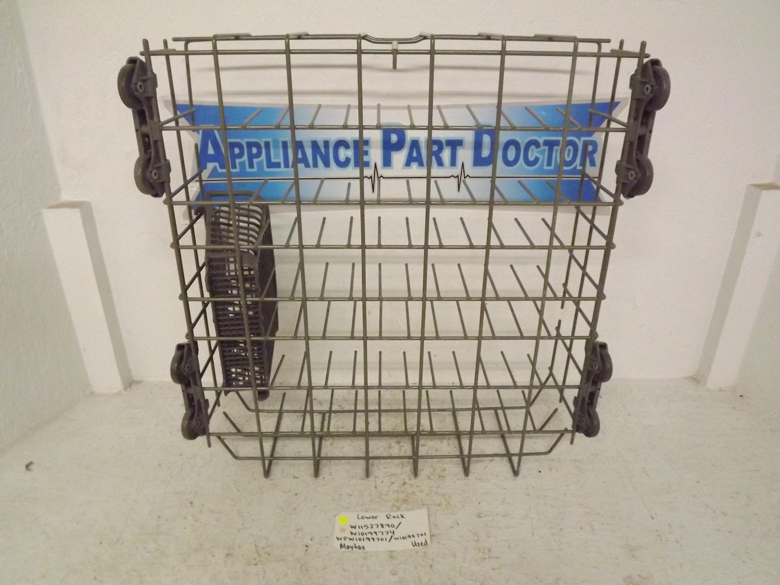 Maytag Dishwasher W11527890 W10199774 WPW10199701 W10199701 Lower Rack Used