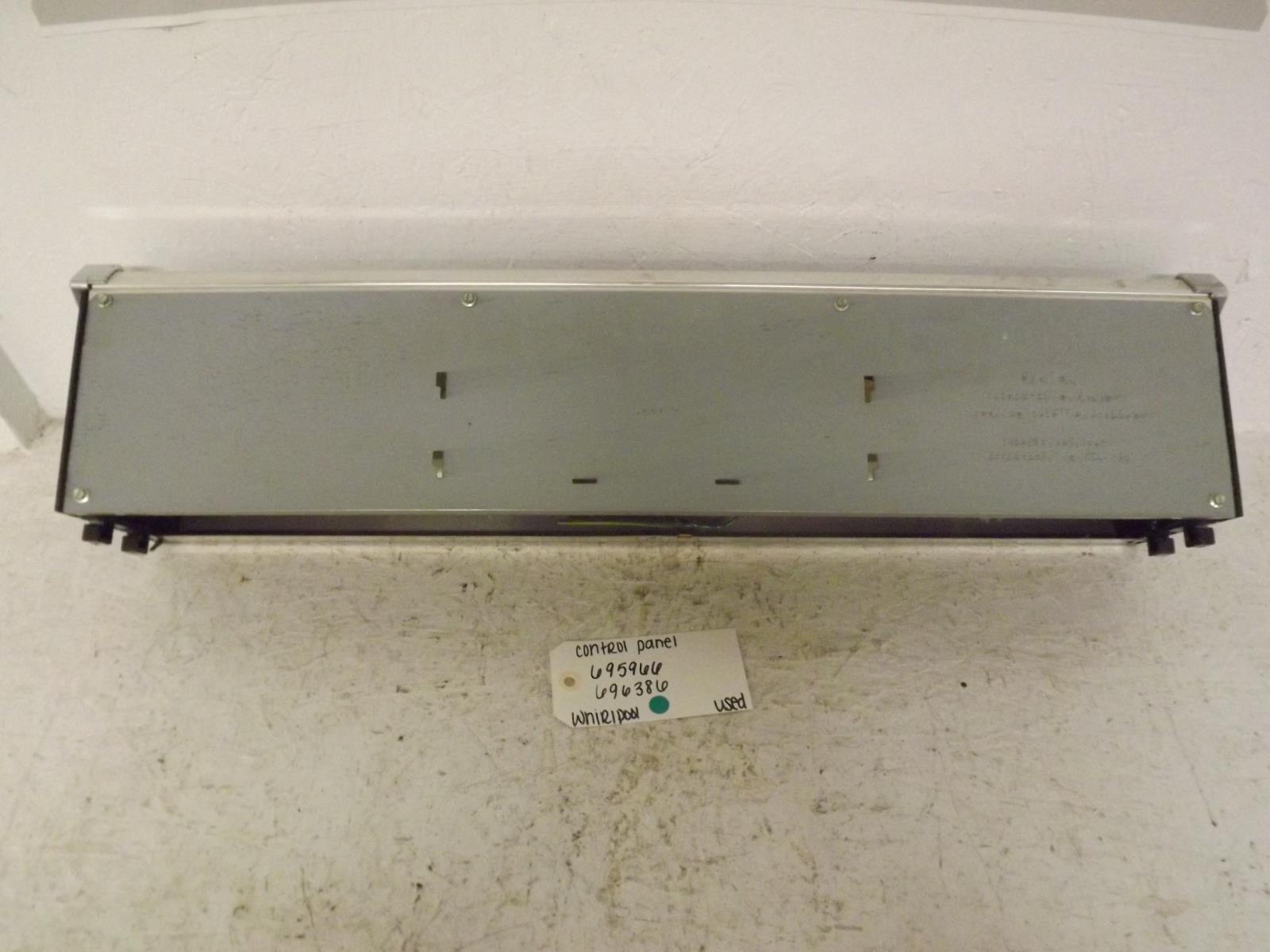 Whirlpool Dryer 695966 696386 Control Panel Used