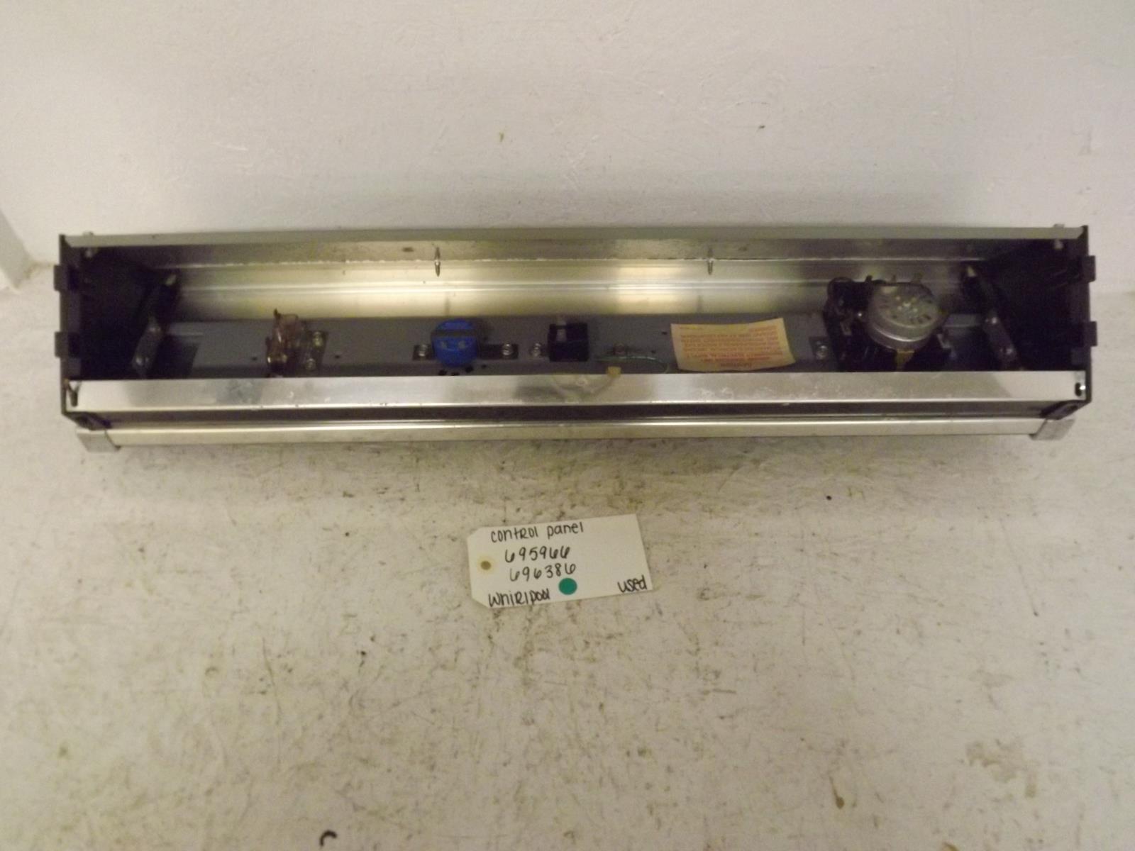 Whirlpool Dryer 695966 696386 Control Panel Used