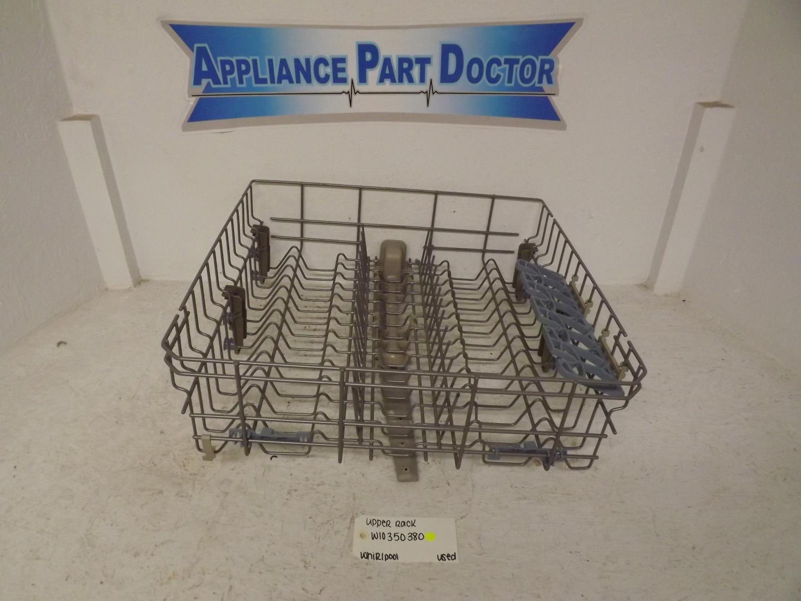Whirlpool Dishwasher W10350380 Upper Rack Used