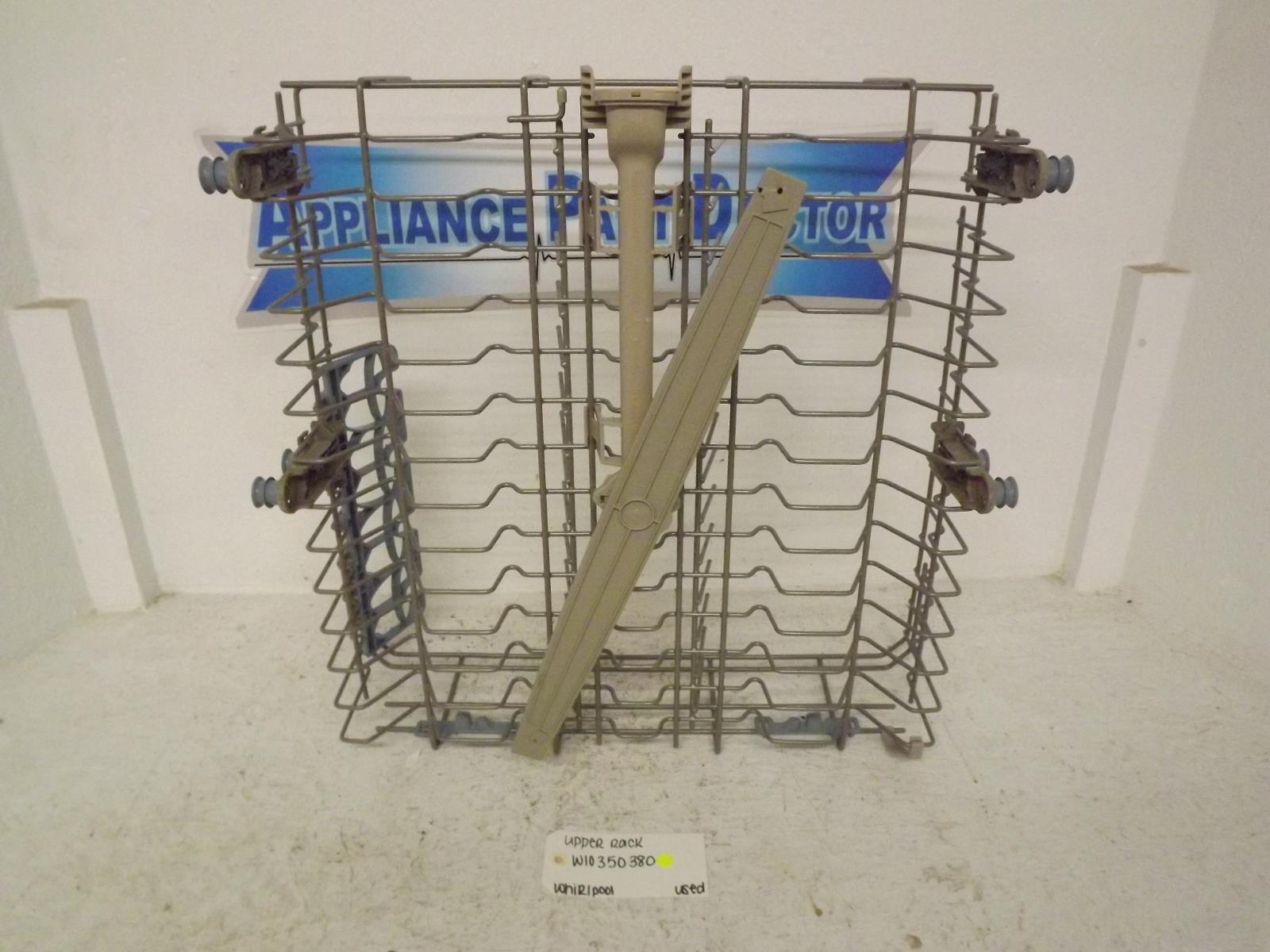 Whirlpool Dishwasher W10350380 Upper Rack Used