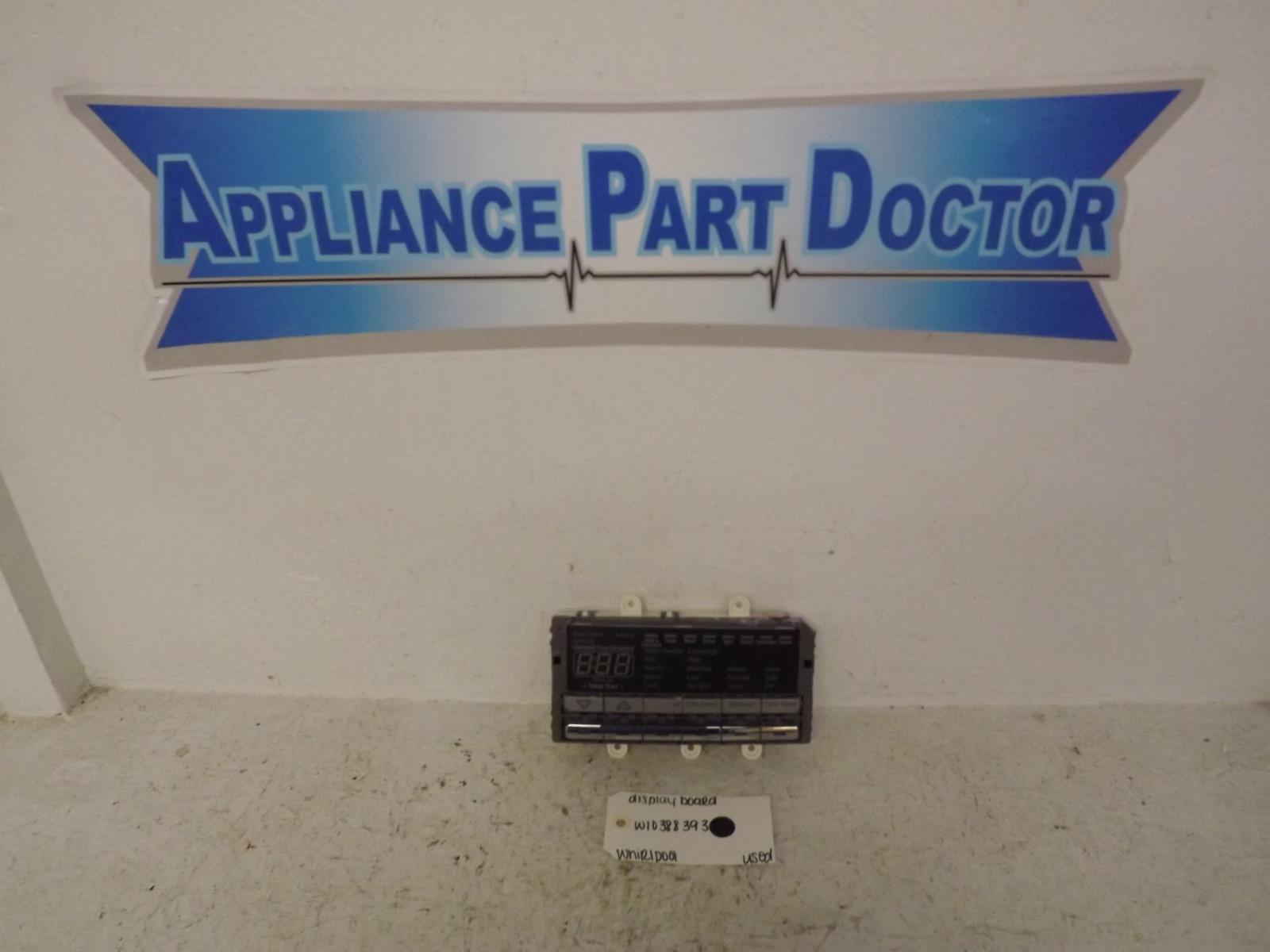 Whirlpool Washer W10388393 Display Board Used