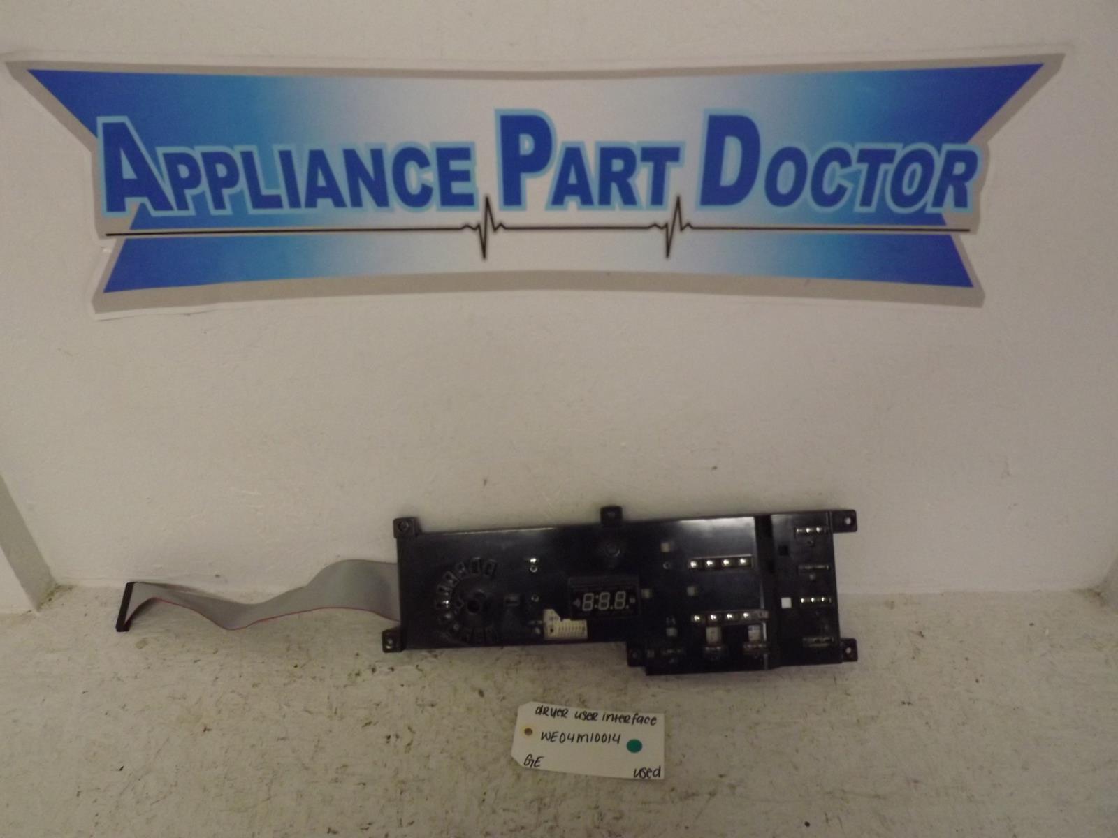 GE Dryer WE04M10014 User Interface Used