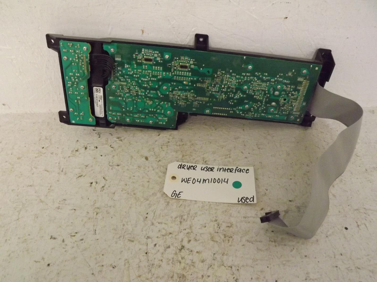GE Dryer WE04M10014 User Interface Used