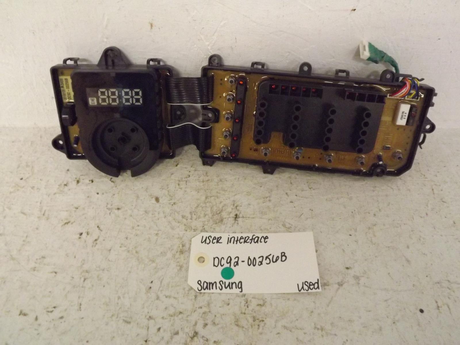 Samsung Dryer DC92-00256B User Interface Used