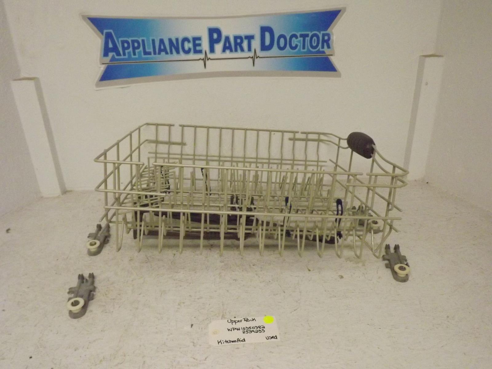 KitchenAid Dishwasher WPW10350382  8539233  Upper Rack Used