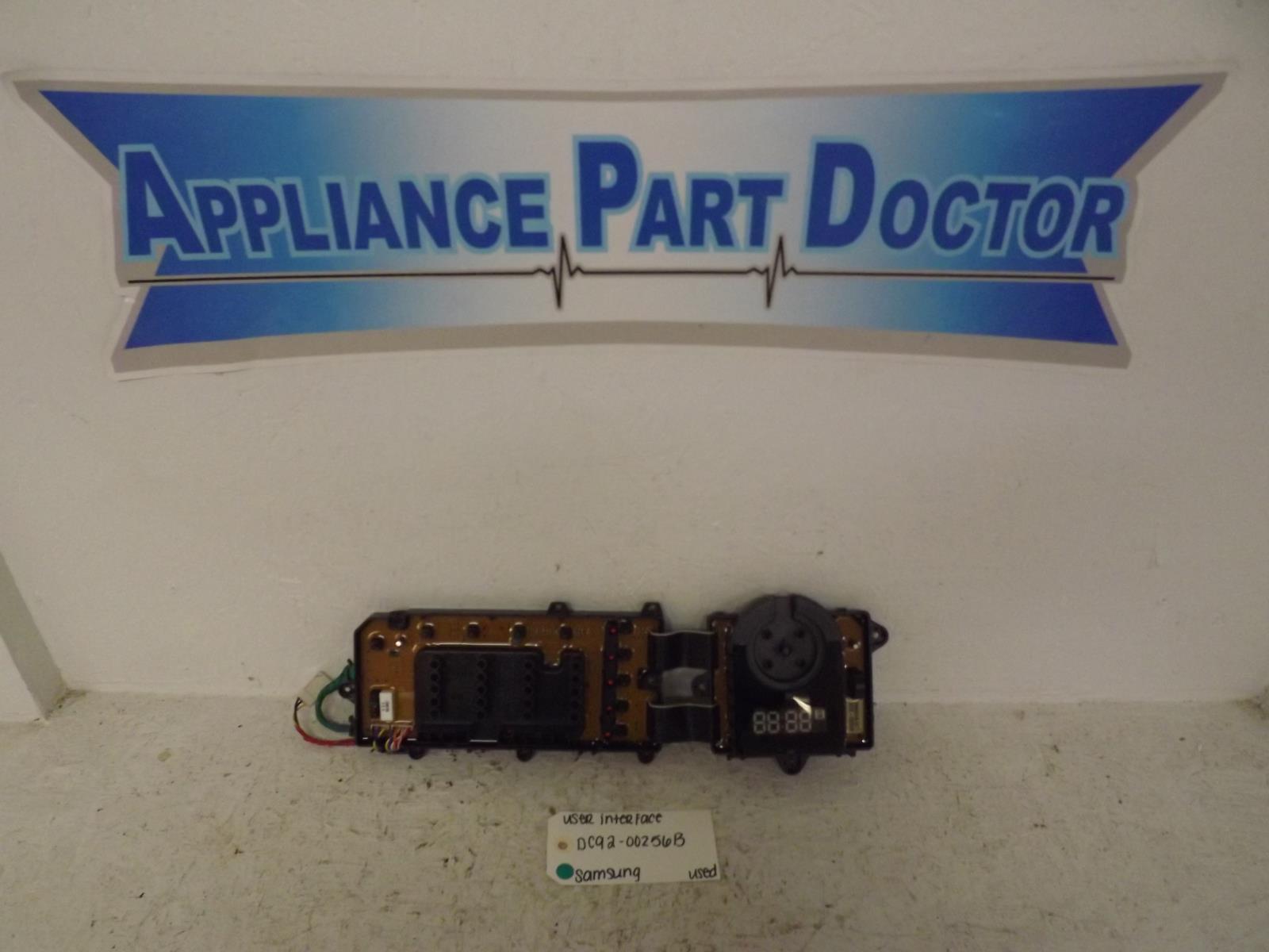 Samsung Dryer DC92-00256B User Interface Used