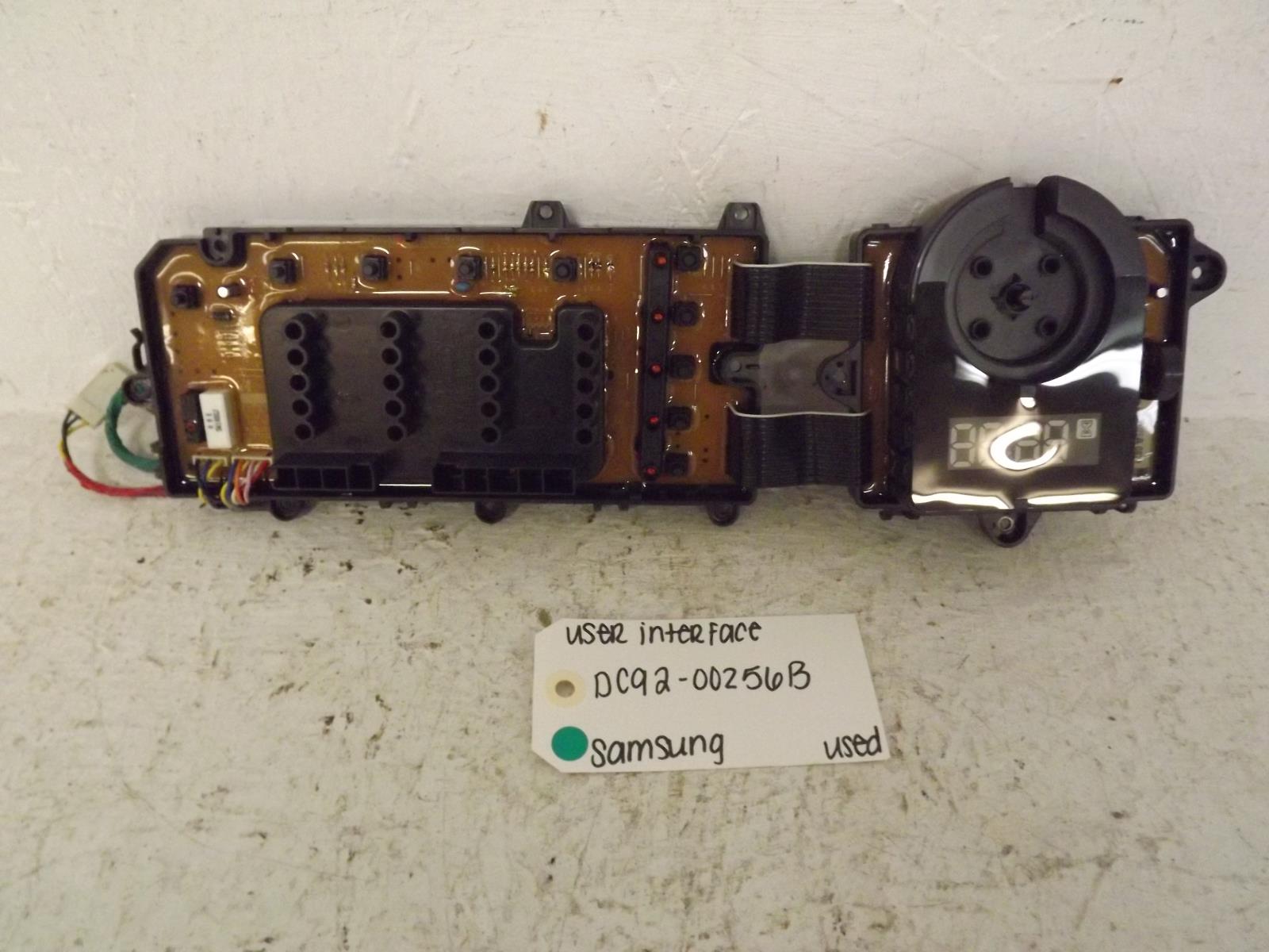 Samsung Dryer DC92-00256B User Interface Used