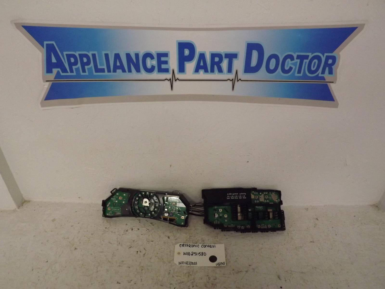 Whirlpool Washer W10251580 Electronic Control Used