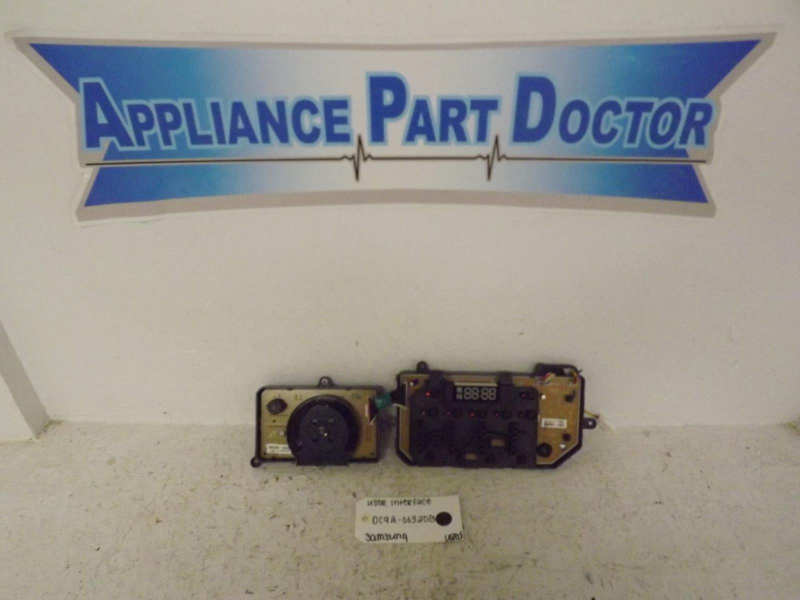 Samsung Washer DC92-00320B User Interface Used