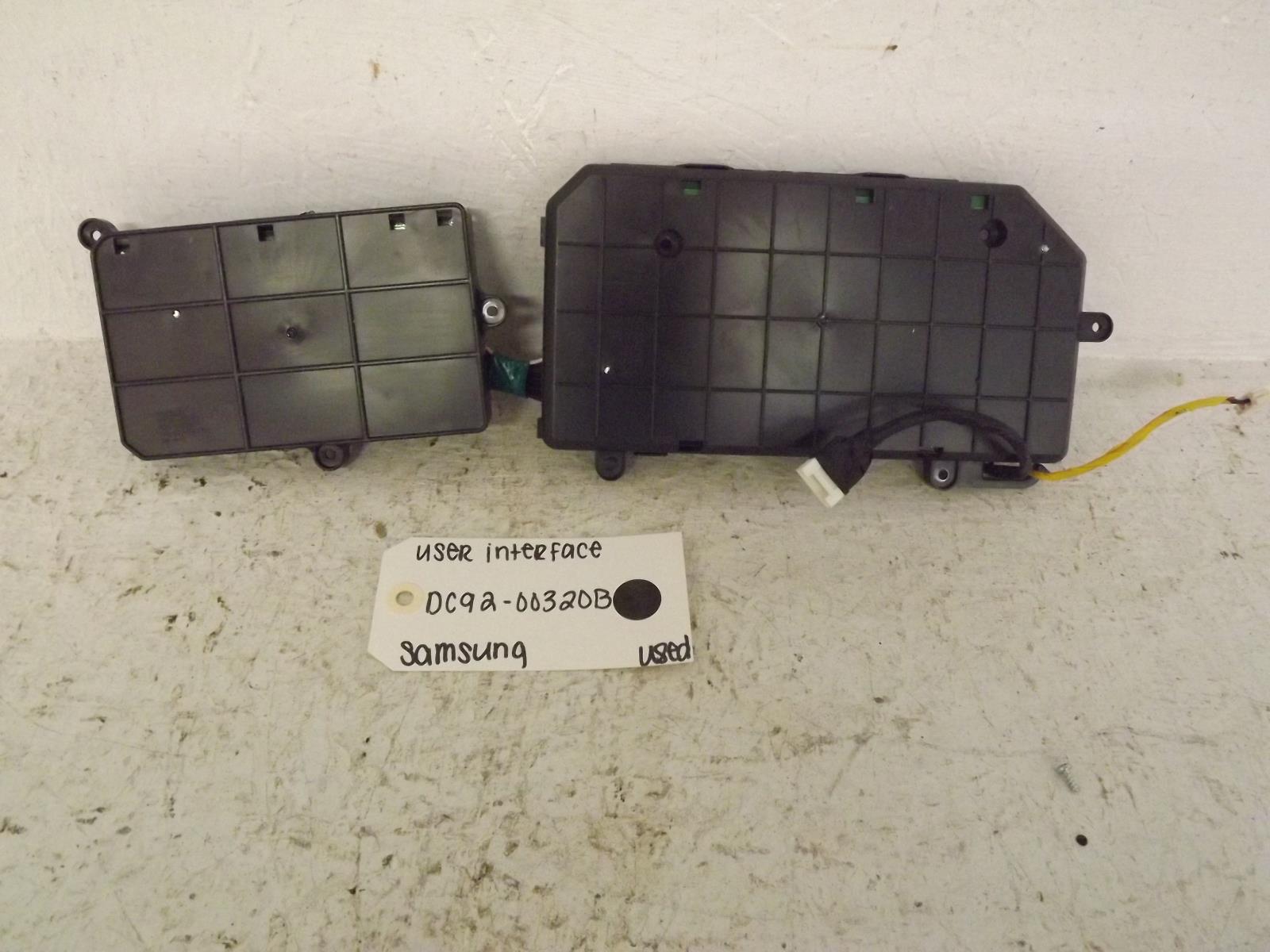 Samsung Washer DC92-00320B User Interface Used