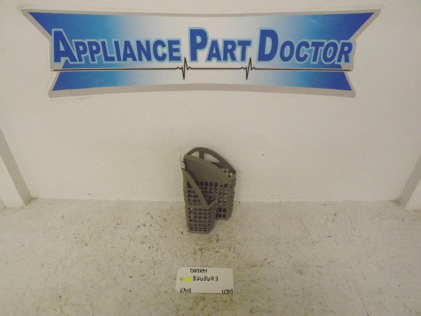 KitchenAid Dishwasher 8268693 Silverware Basket Used