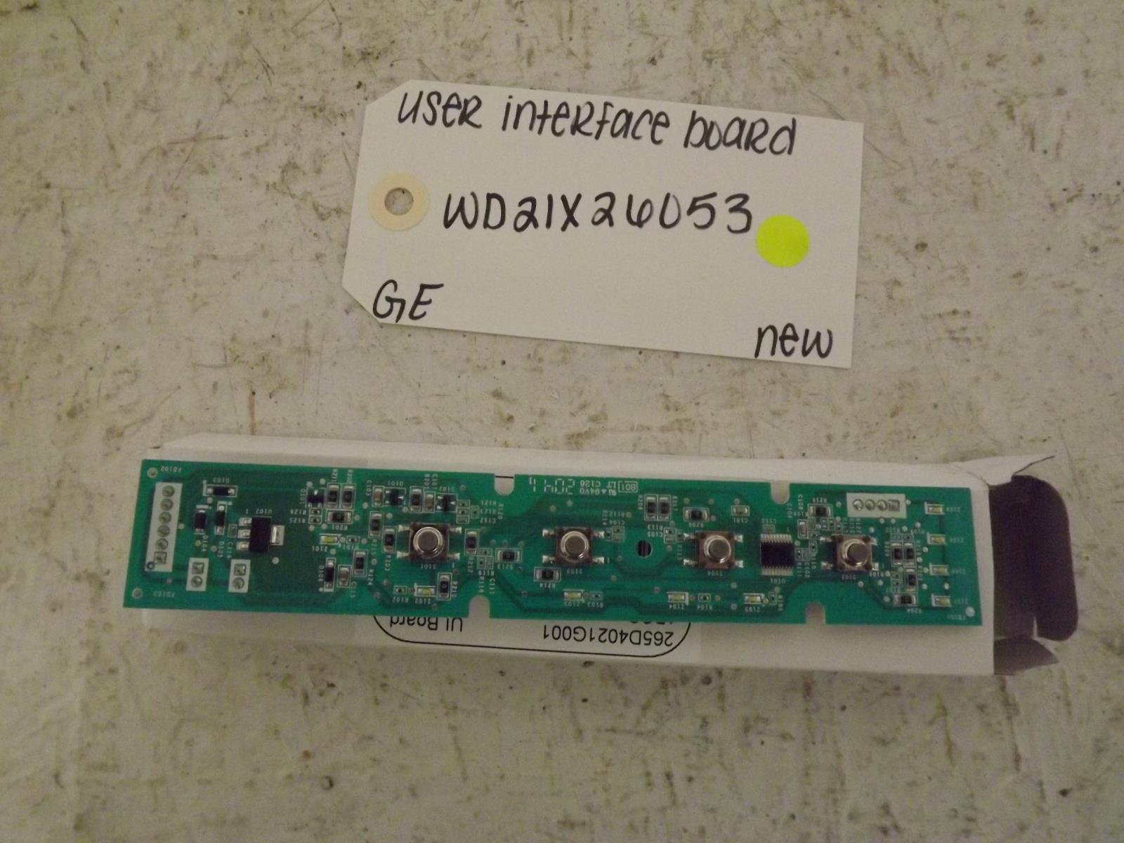 GE Dishwasher WD21X26053 User Interface Board New