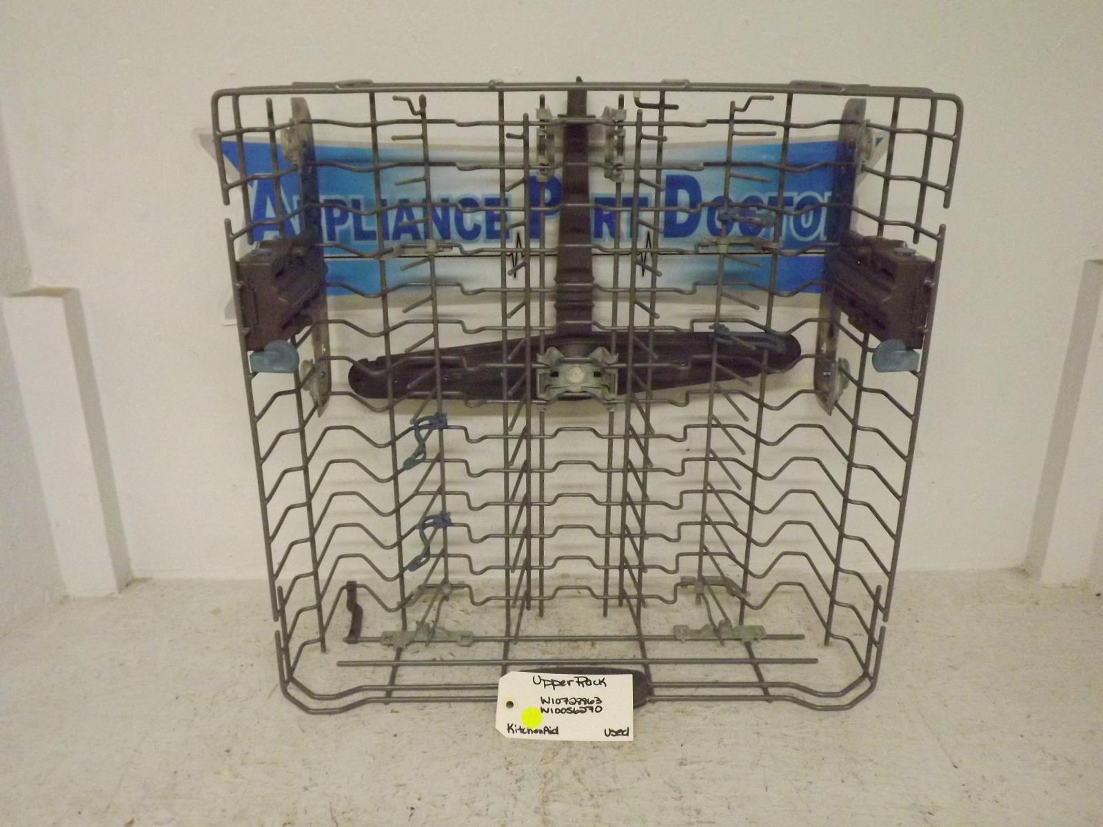 KitchenAid Dishwasher W10728863  W10056270 Upper Rack Used