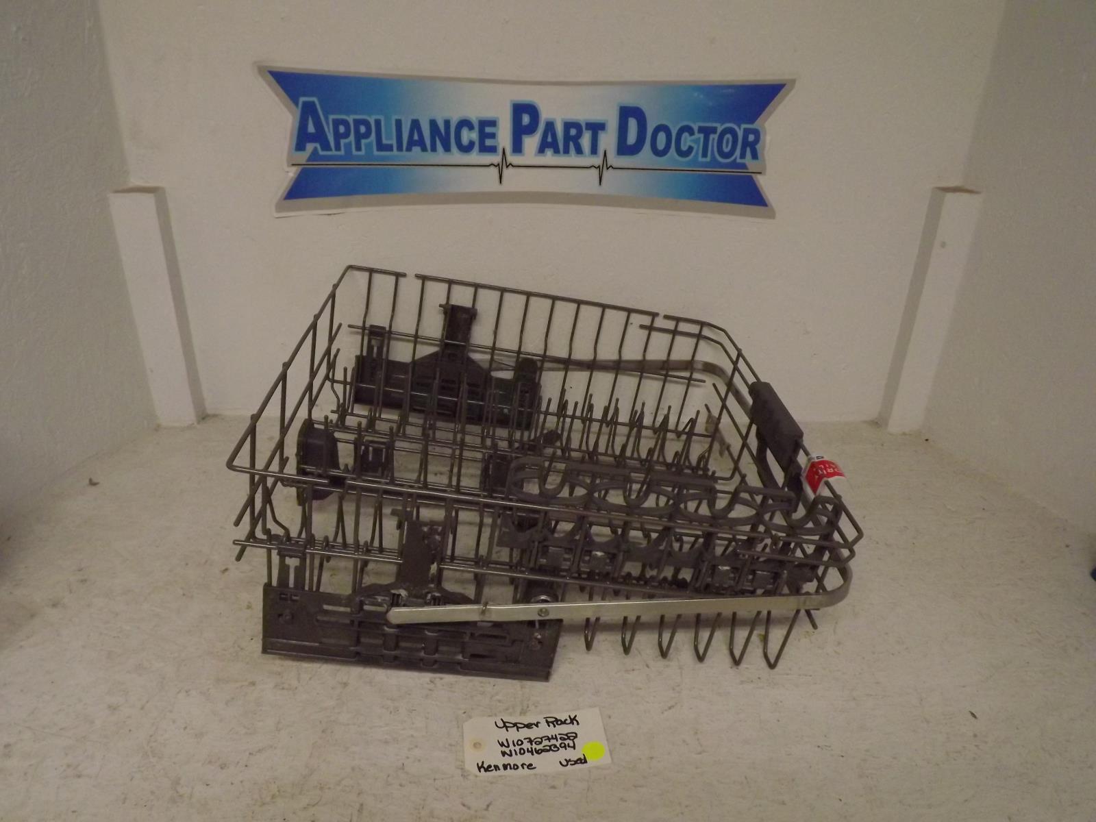 Kenmore Dishwasher W10727422  W10462394  Upper Rack Used