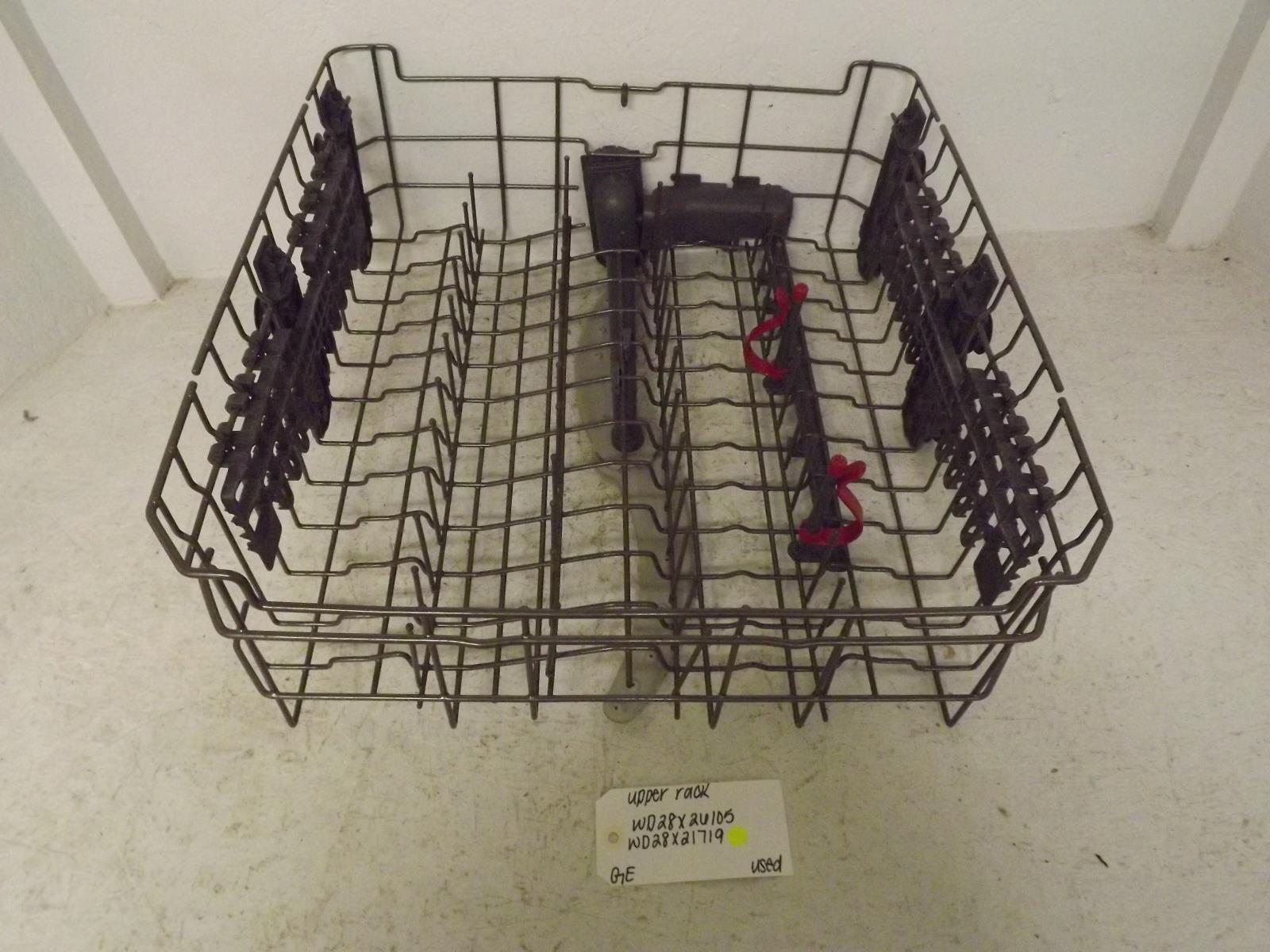 GE Dishwasher WD28X26105 WD28X21719 Upper Rack Used