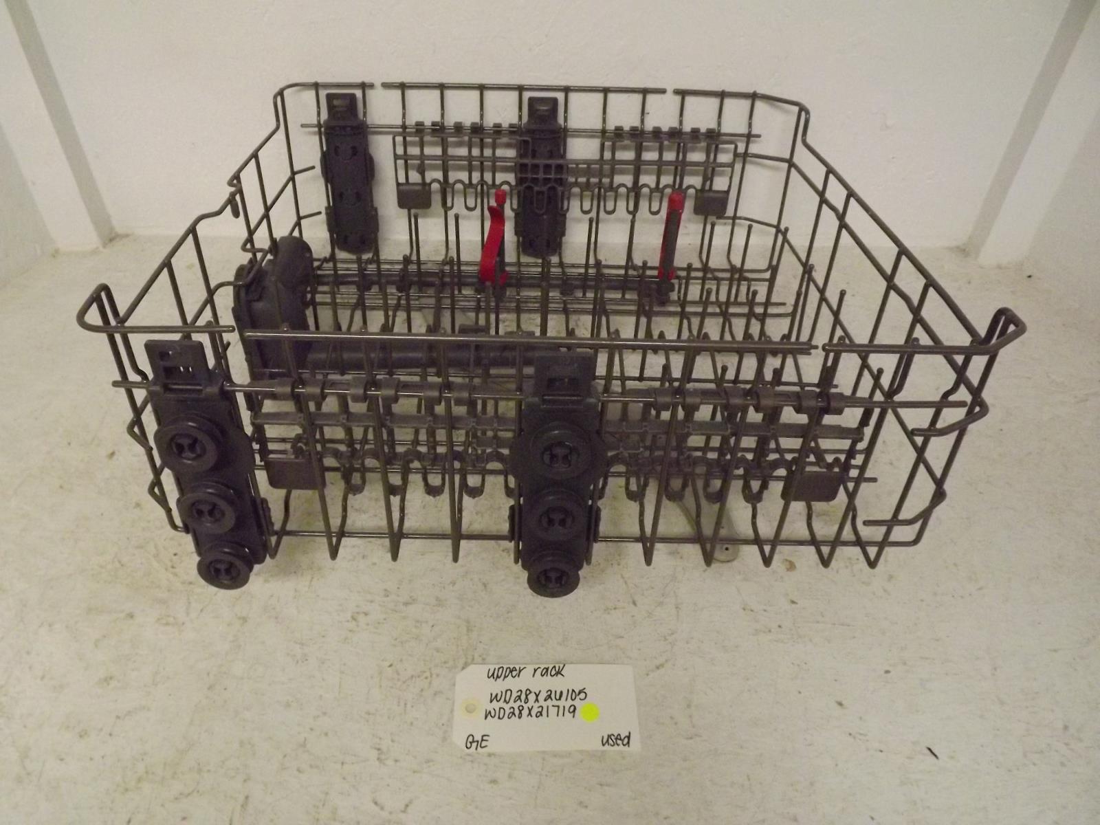 GE Dishwasher WD28X26105 WD28X21719 Upper Rack Used