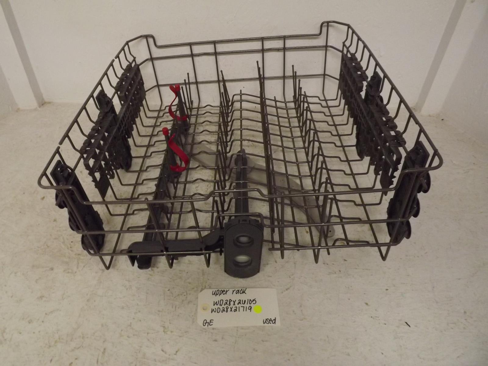 GE Dishwasher WD28X26105 WD28X21719 Upper Rack Used