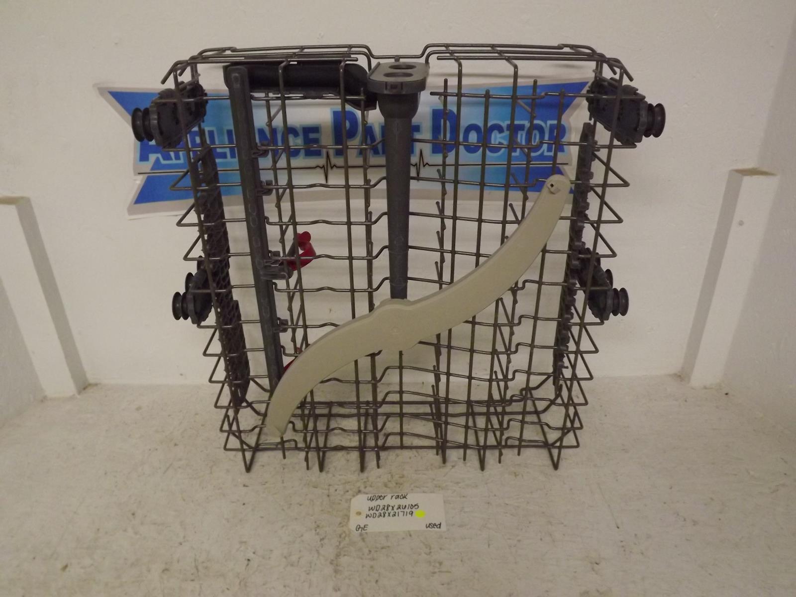 GE Dishwasher WD28X26105 WD28X21719 Upper Rack Used
