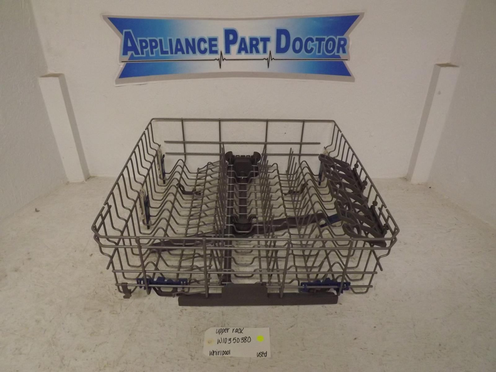 Whirlpool Dishwasher W10350380 Upper Rack Used